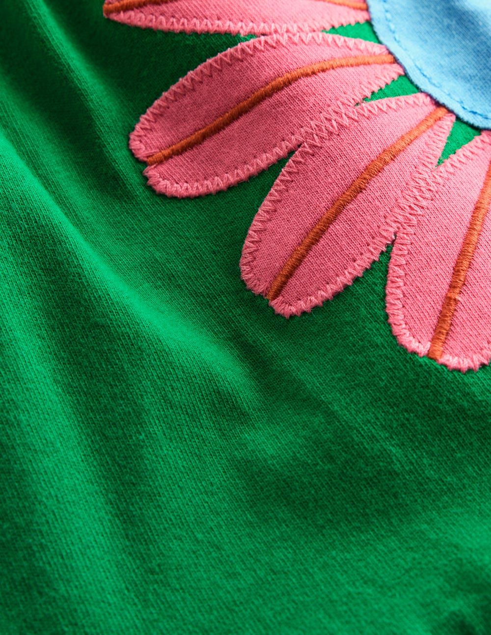 Enola Hotchpotch Jersey Dress-Rich Emerald Flowers