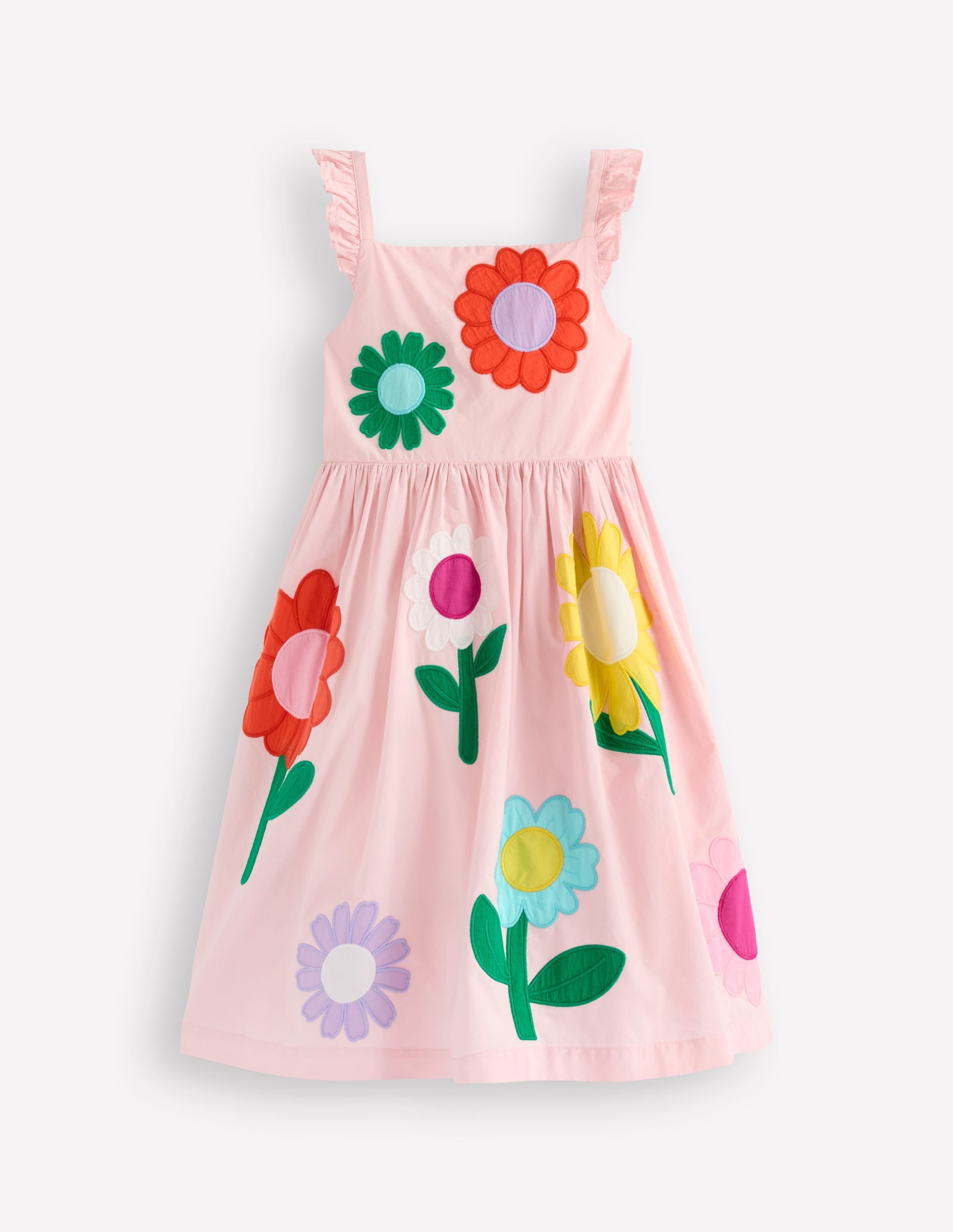 Annalisa Appliqué Sundress-Pink Flower - Image 1