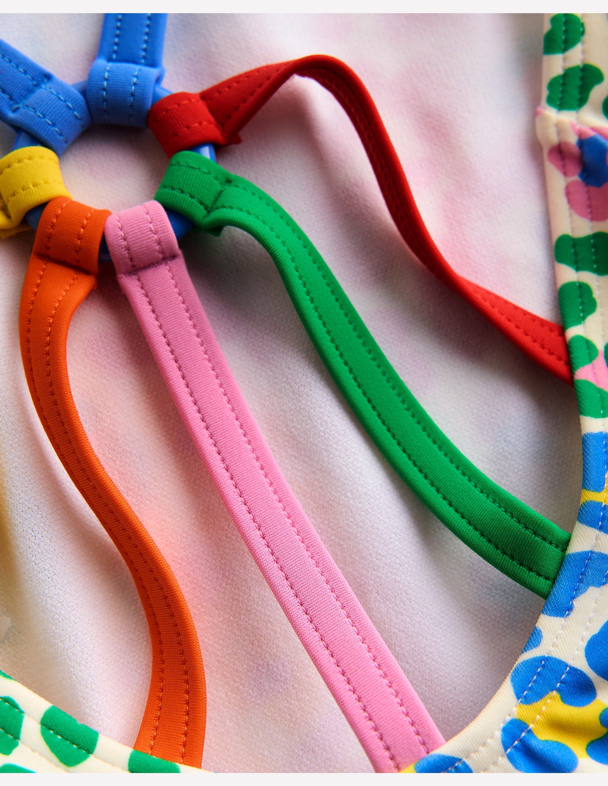 Selena Rainbow Strap Swimsuit-Multi Rainbow Leopard-3