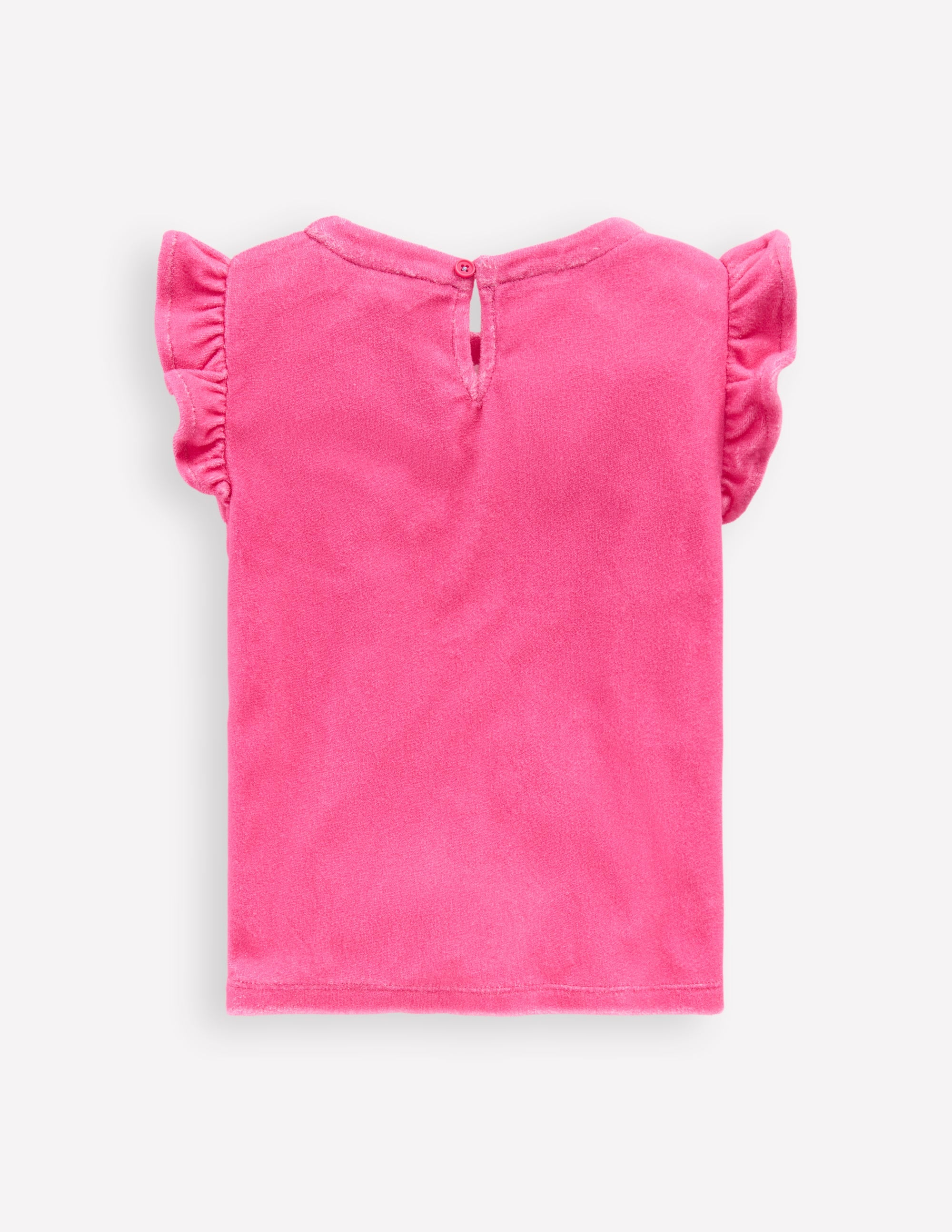 Relaxed Towelling Top-Sorbet Pink - Image 2