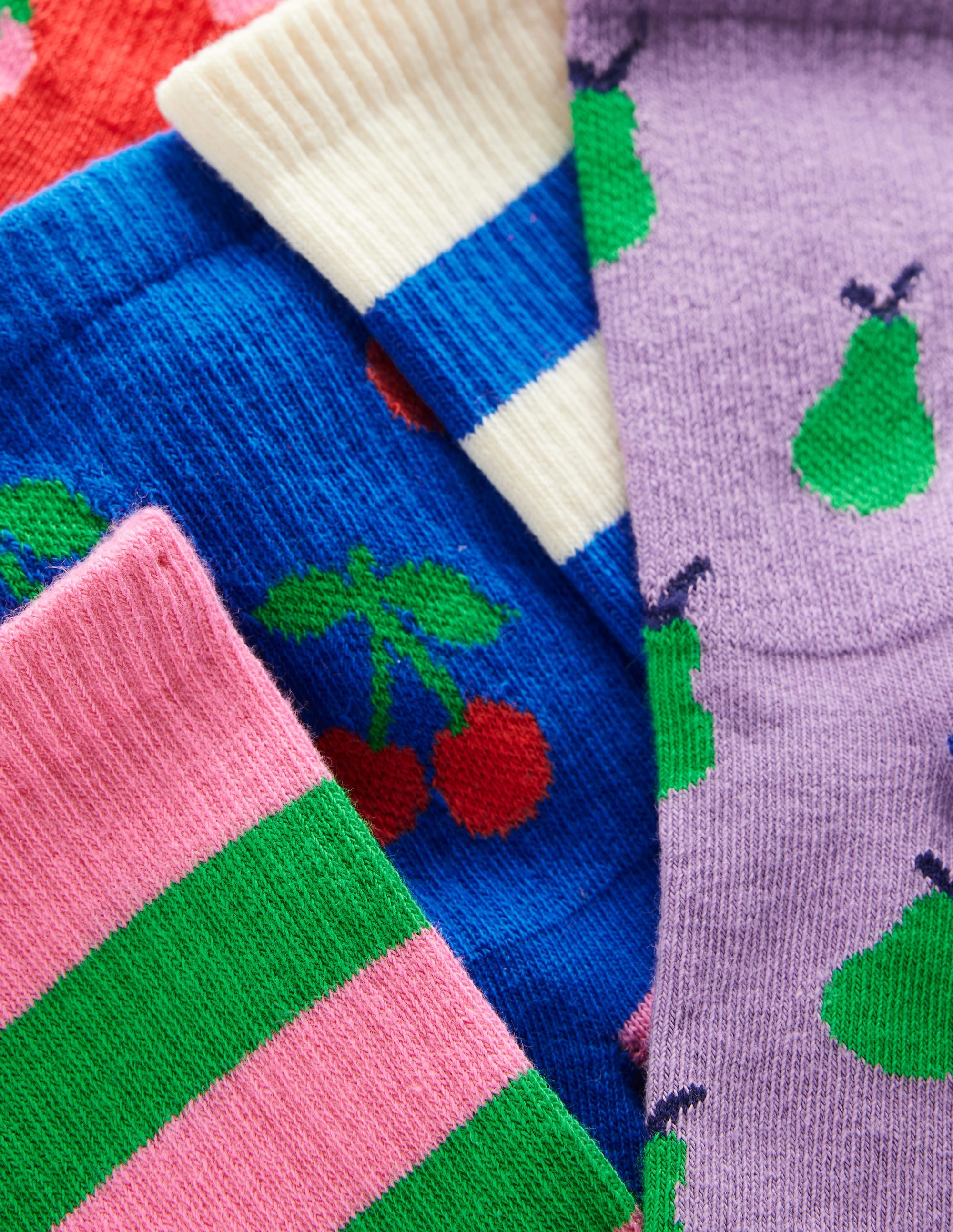 5-Pack Ribbed Socks-Fruit - Image 2