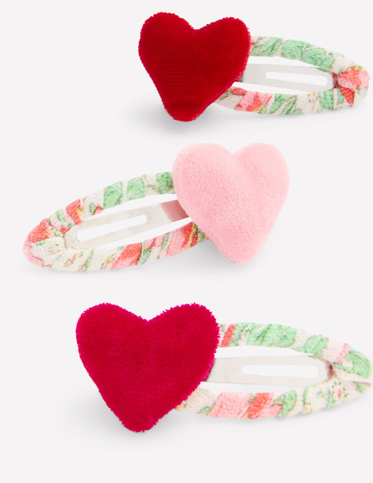 3-pack Hair Clips-Hearts - Image 2