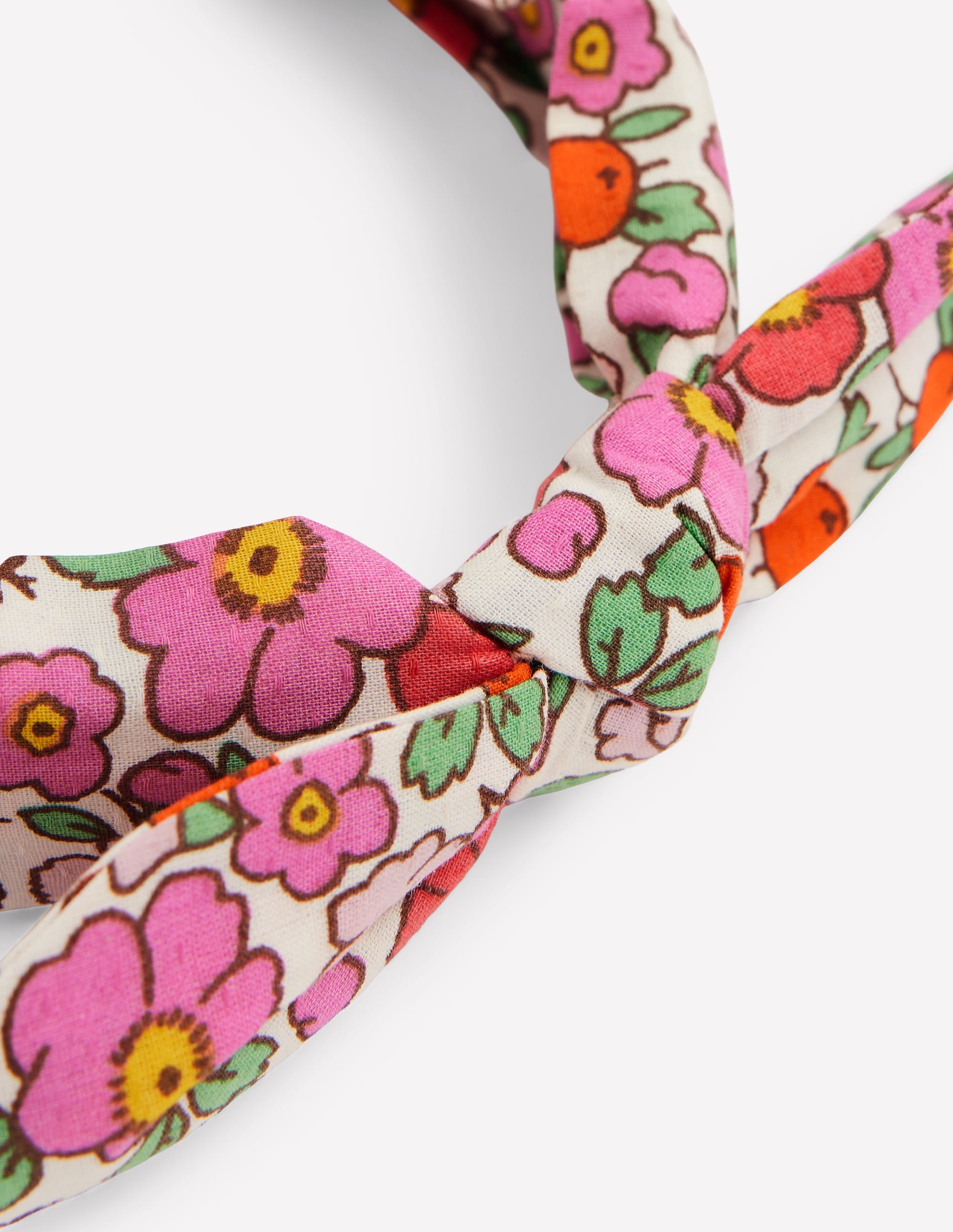 Bow Headband-Apple blossom - Image 2
