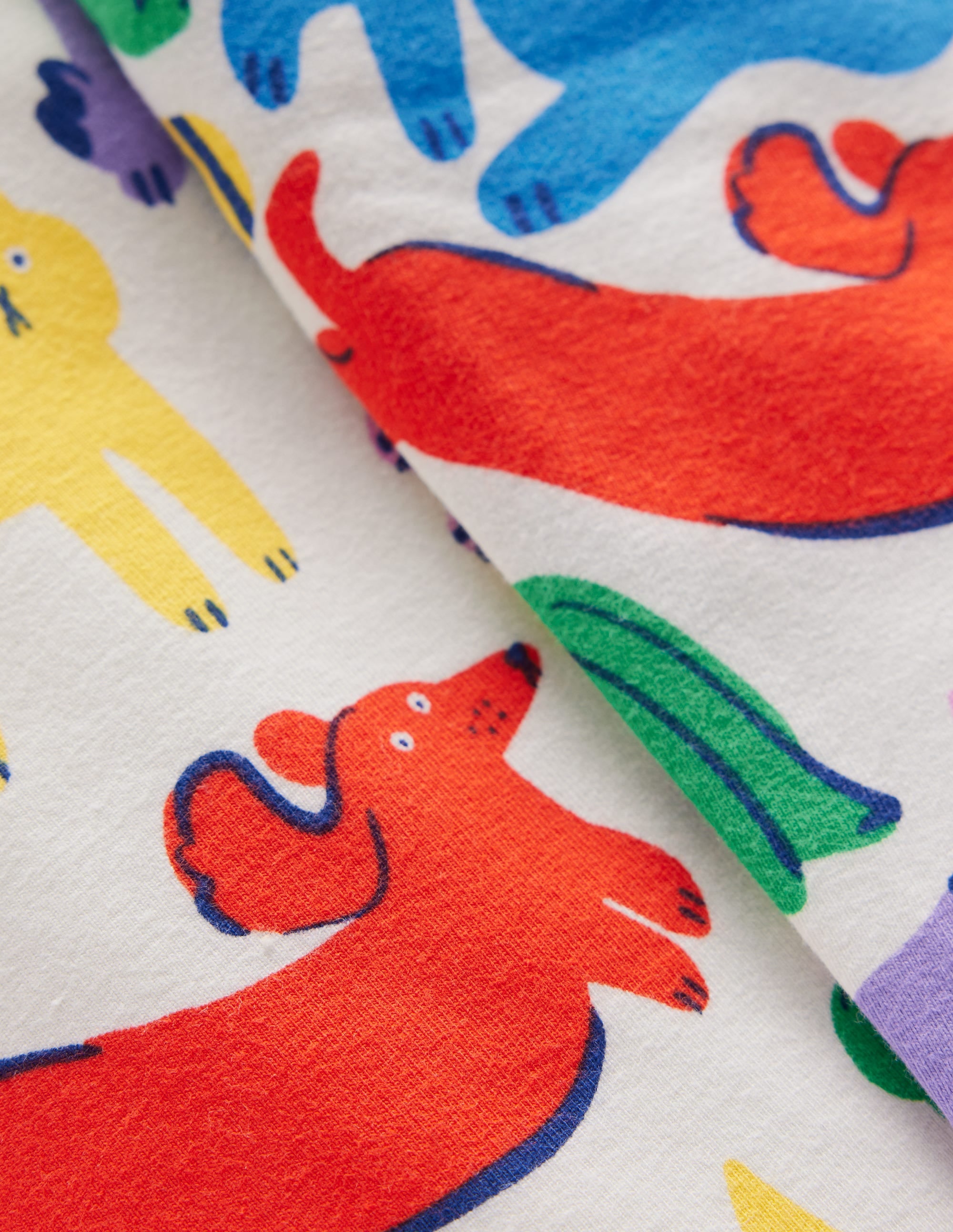 Everyday Fun Leggings-Multi Oatmeal Rainbow Pets - Image 3