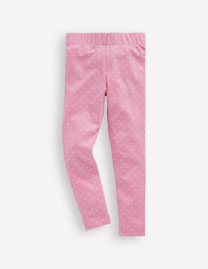 Everyday Fun Leggings-Pink Pin Spot