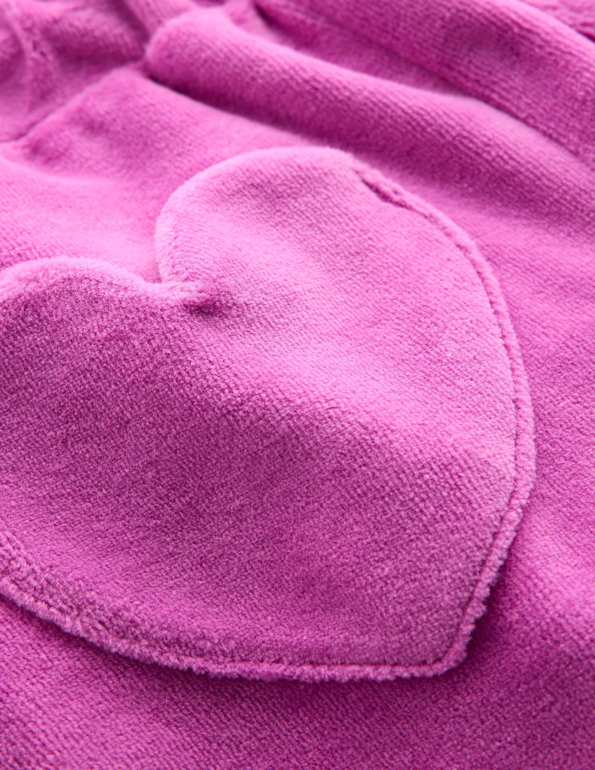 Heart Pocket Velour Jogger-Foxglove Purple - Image 3