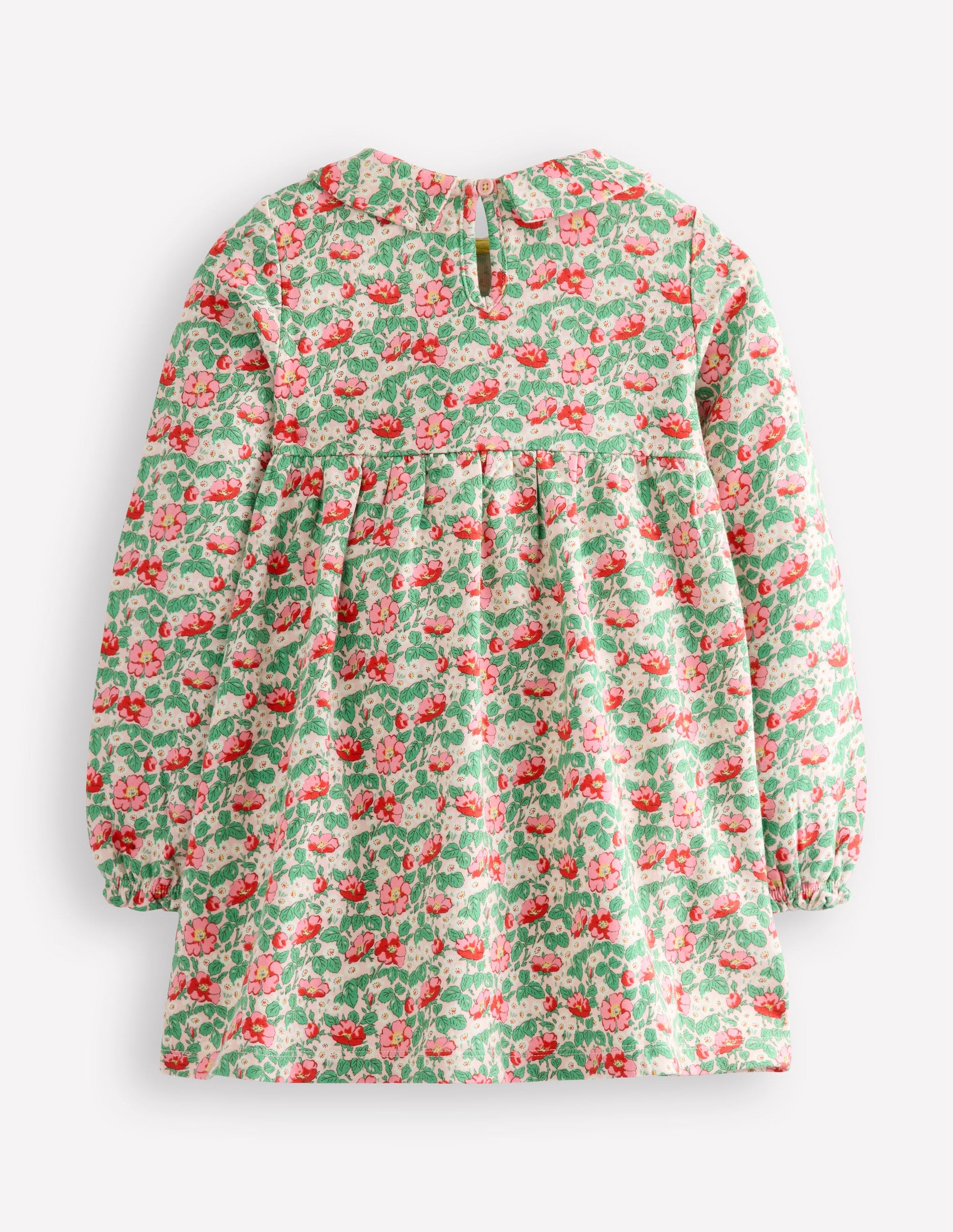 Collared Tunic-Chalk Pink Wild Rose-2