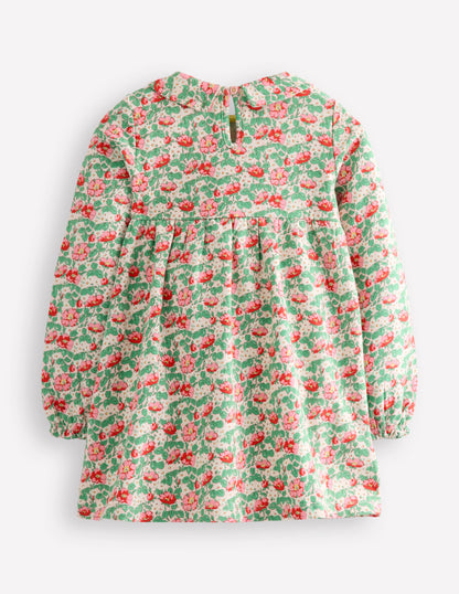 Collared Tunic-Chalk Pink Wild Rose-2