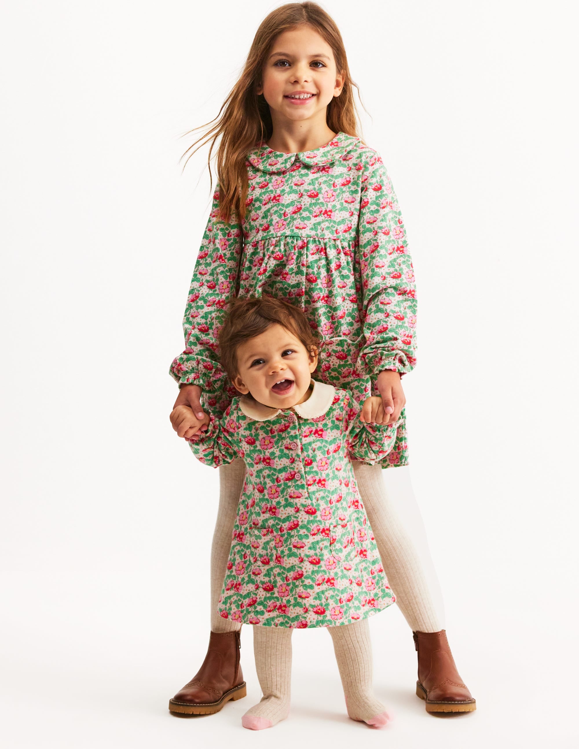 Collared Tunic-Chalk Pink Wild Rose - Image 4
