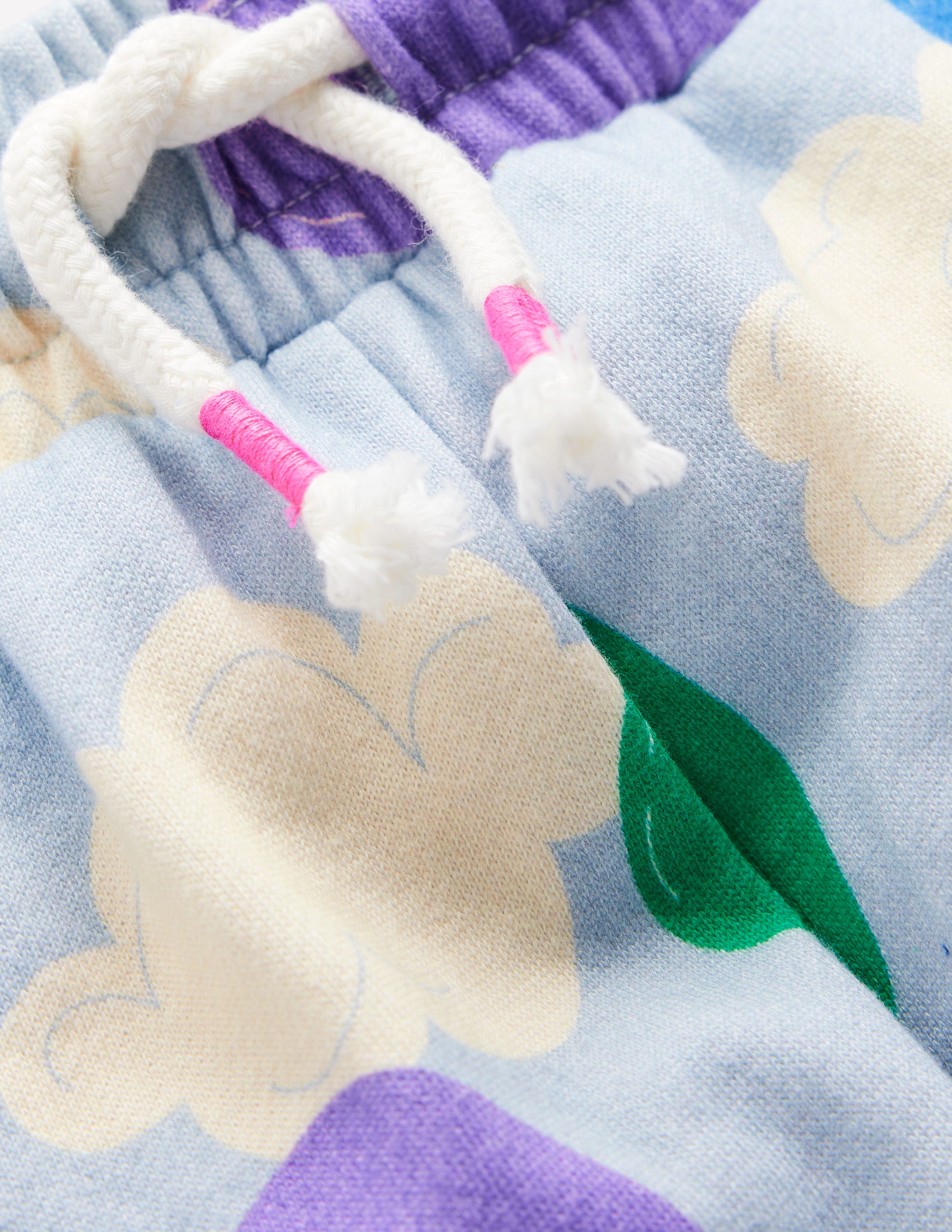 Printed Joggers-Misty Blue Balloon Sky - Image 3