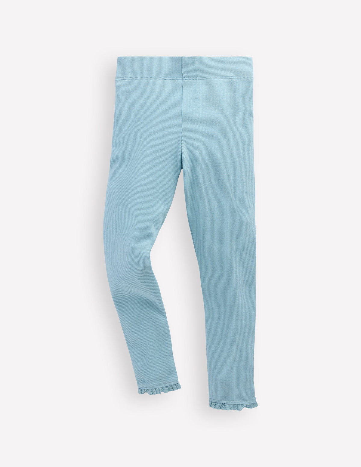 Ribbed Leggings-Vintage Blue - Image 1