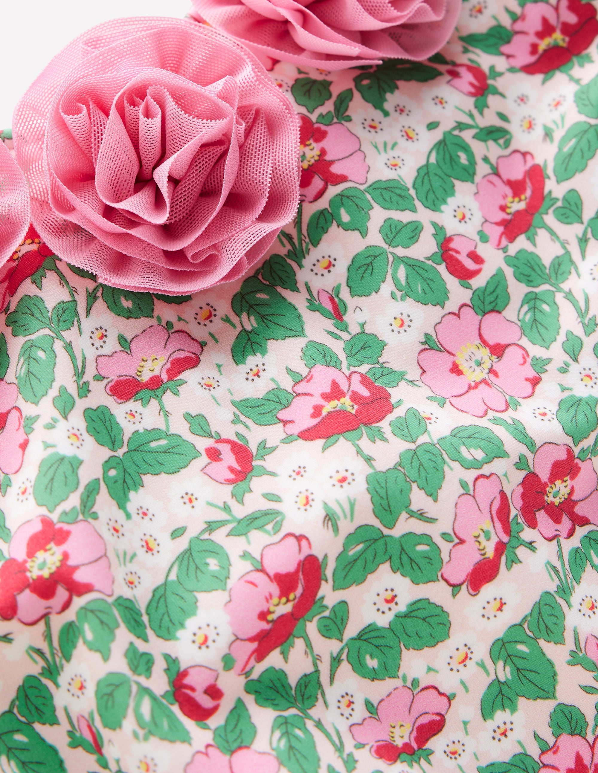 Pretty Scoopback Swimsuit-Chalk Pink Wild Rose - Image 3
