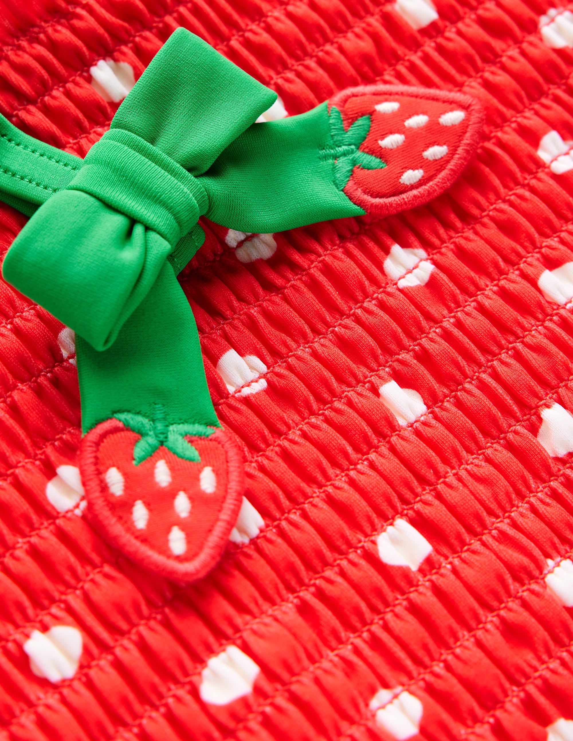 Smocked Tankini Set-Jam Red Strawberry - Image 3