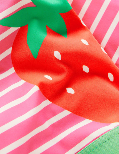 Cropped Rash Vest Set-Strawberry Stripe-3