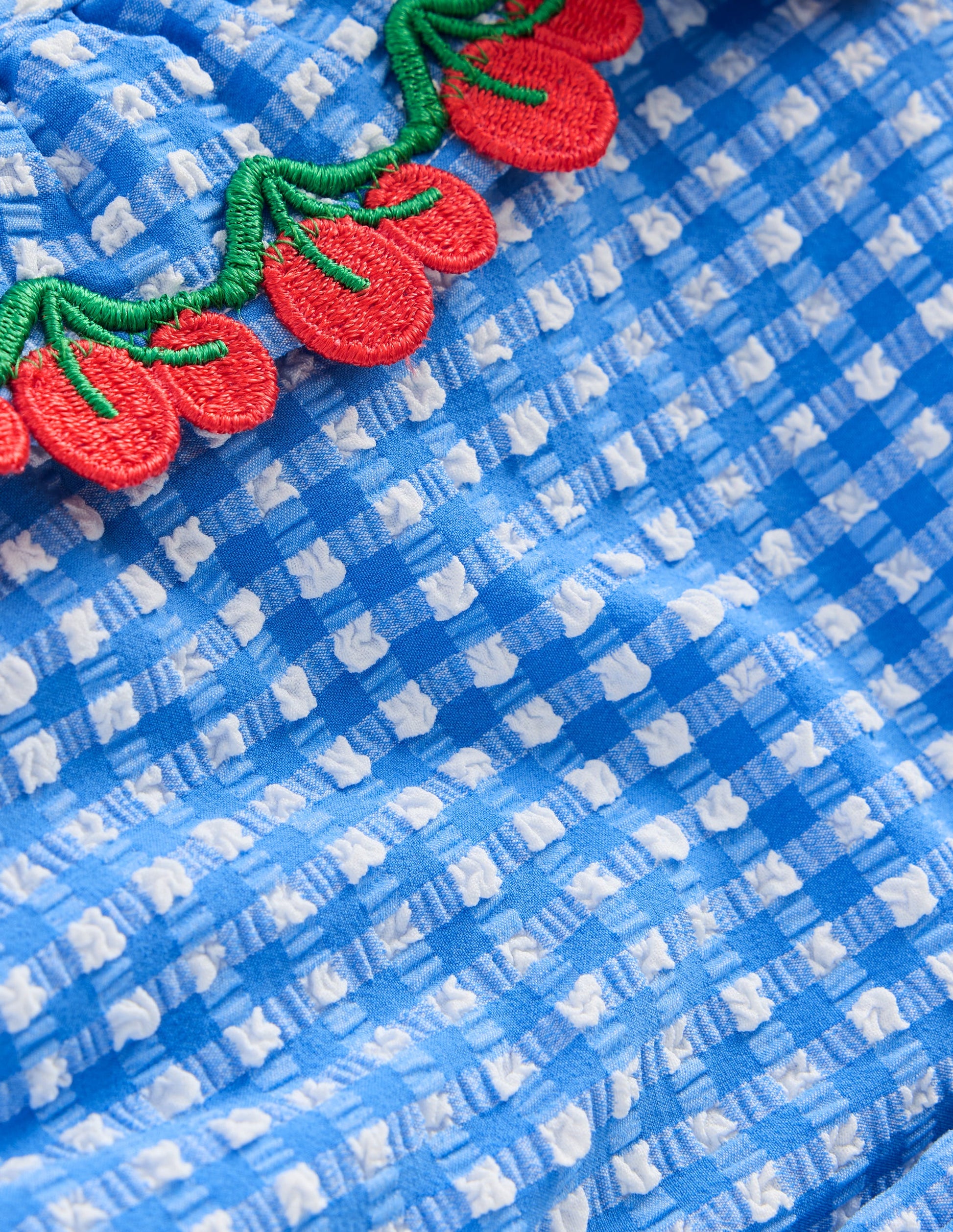 Tallulah Frill Bikini-Blue Gingham Cherries-3