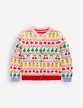 Edie Fun Fair Isle Cardigan-Multi Fruit
