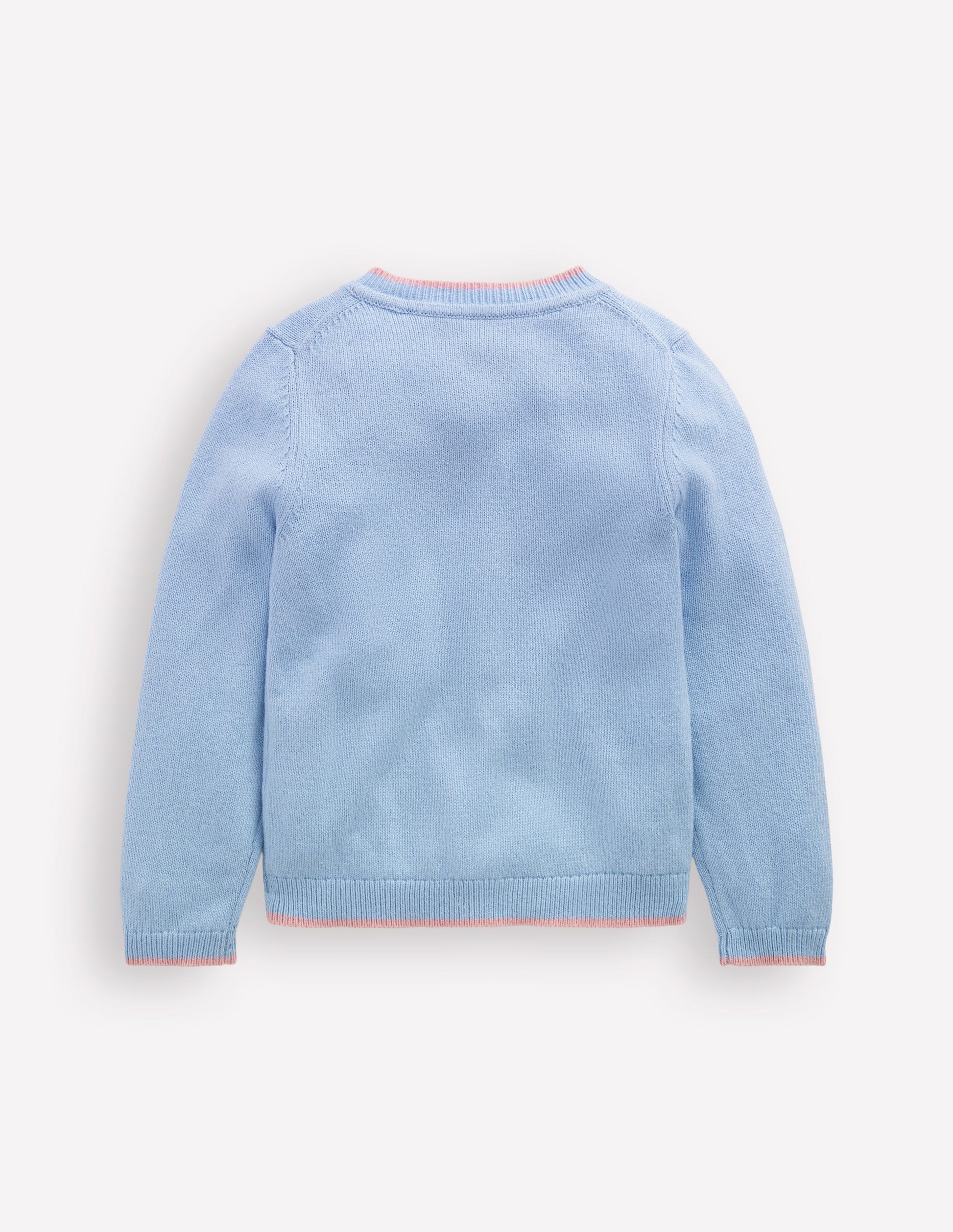 Evelyn Fun Logo Cardigan-Vintage Blue Chicks-2