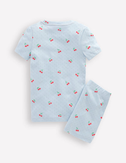Snug Pointelle Pyjamas-Misty Blue Cherries-2