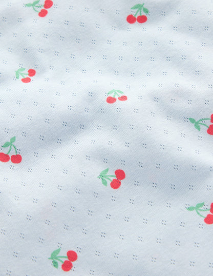 Snug Pointelle Pyjamas-Misty Blue Cherries-3