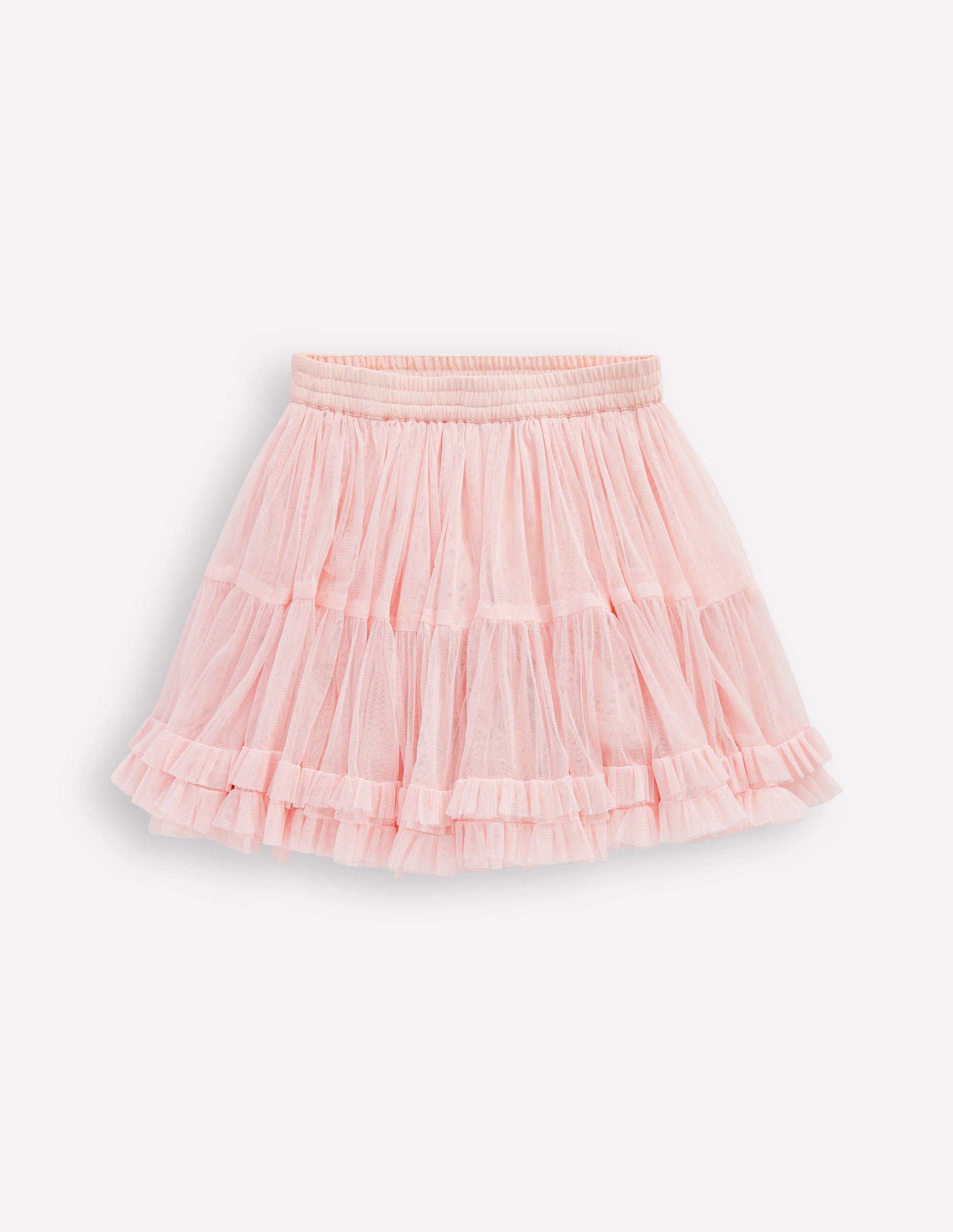 Tulle Ruffle Skirt-Pink Boden UK