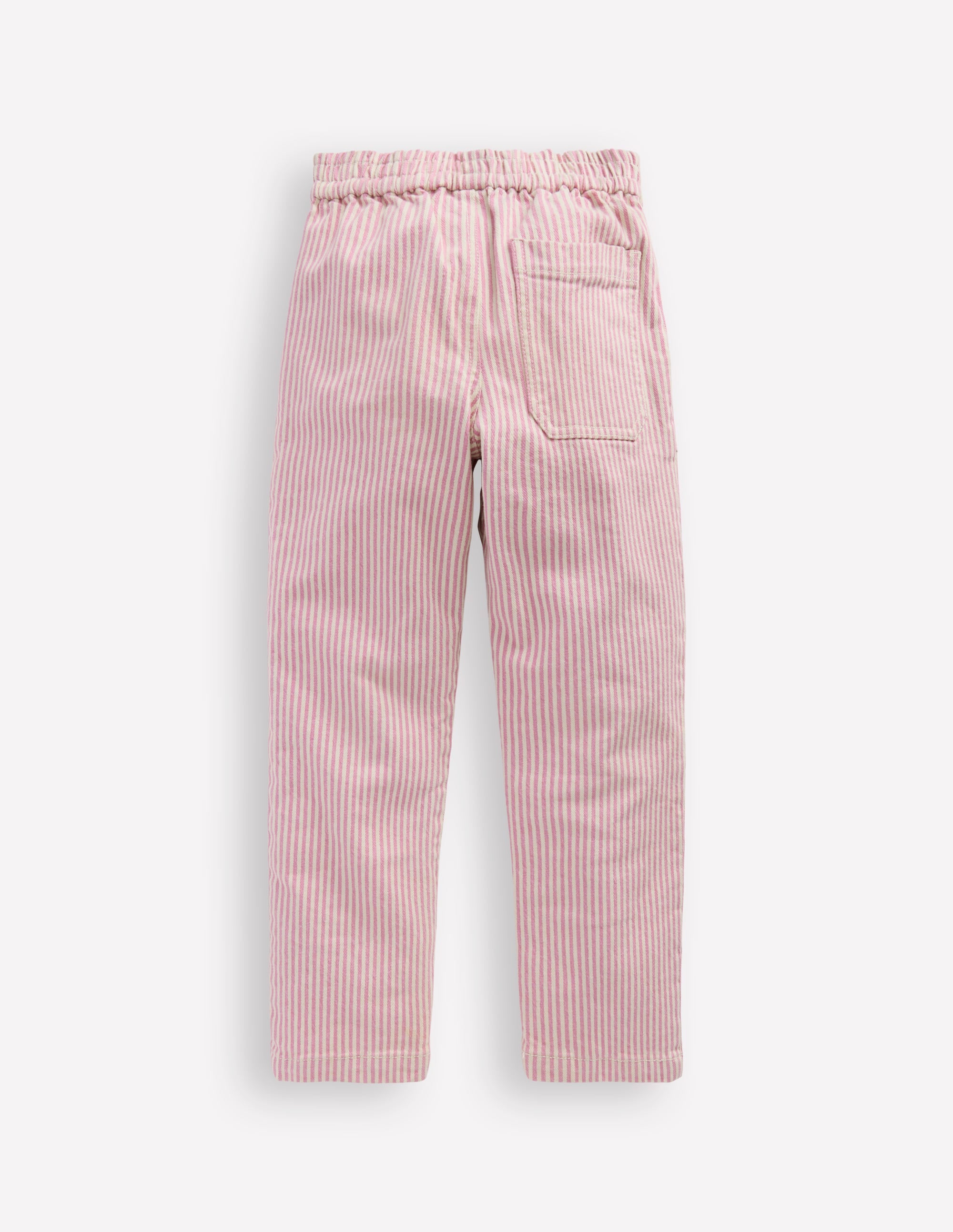 Pull-On Trouser-Pink Ticking - Image 2