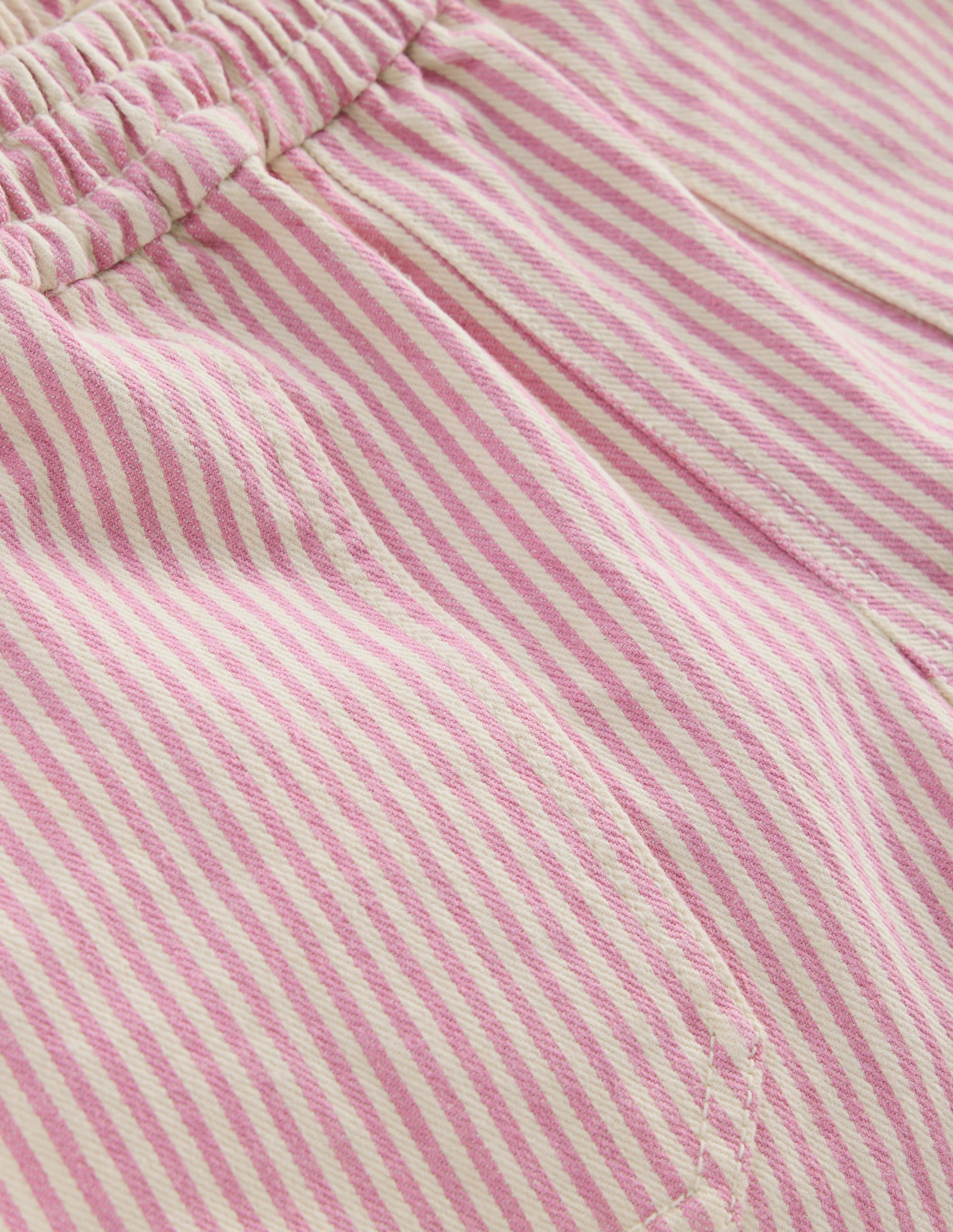 Pull-On Trouser-Pink Ticking - Image 3