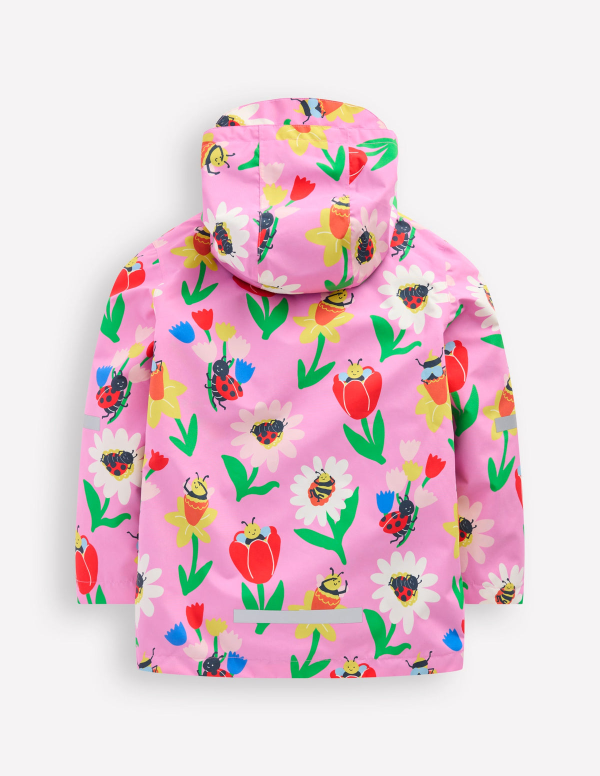 Waterproof Fisherman's Jacket-Pink Spring Garden - Image 2