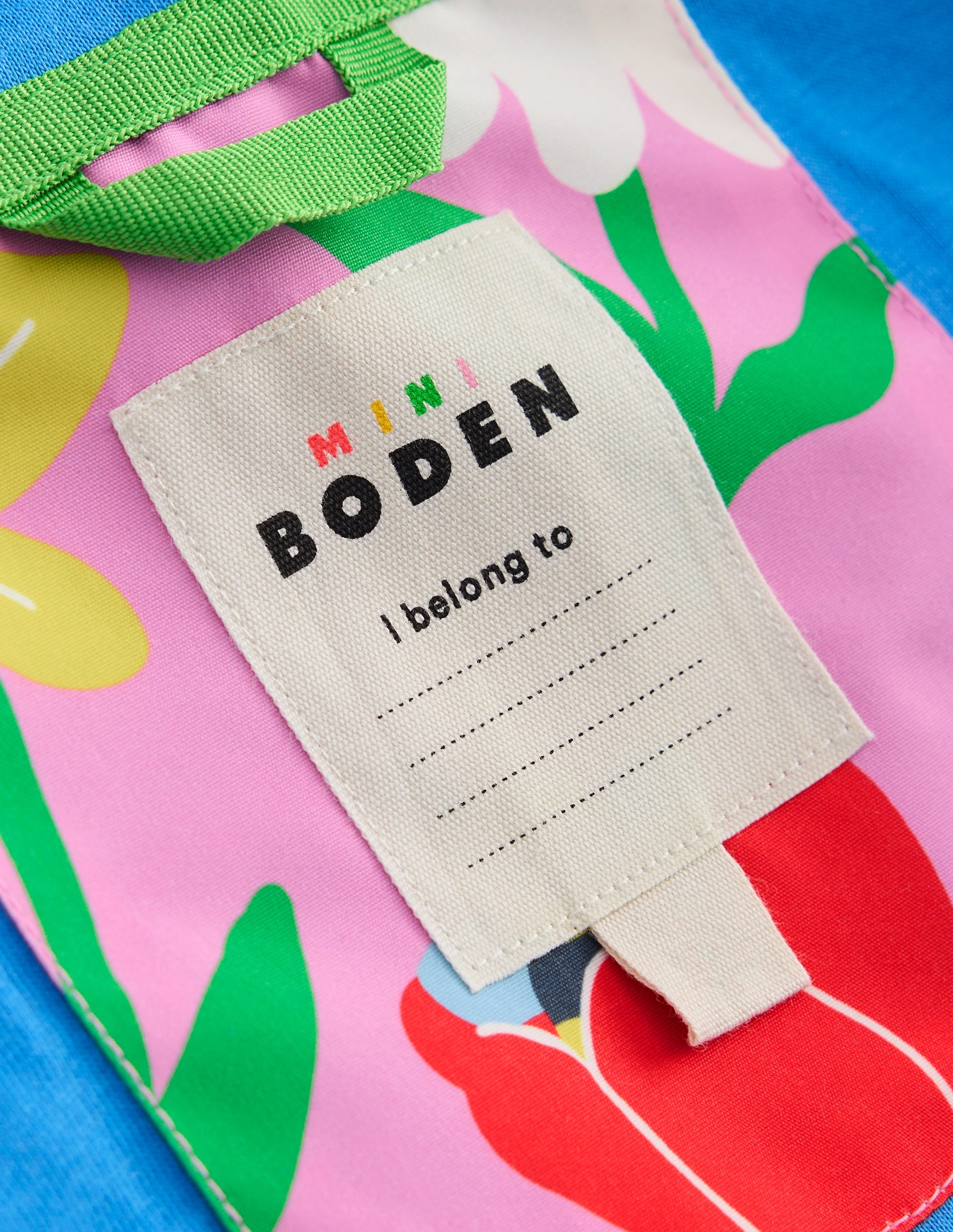 Waterproof Fisherman's Jacket-Pink Spring Garden - Image 4