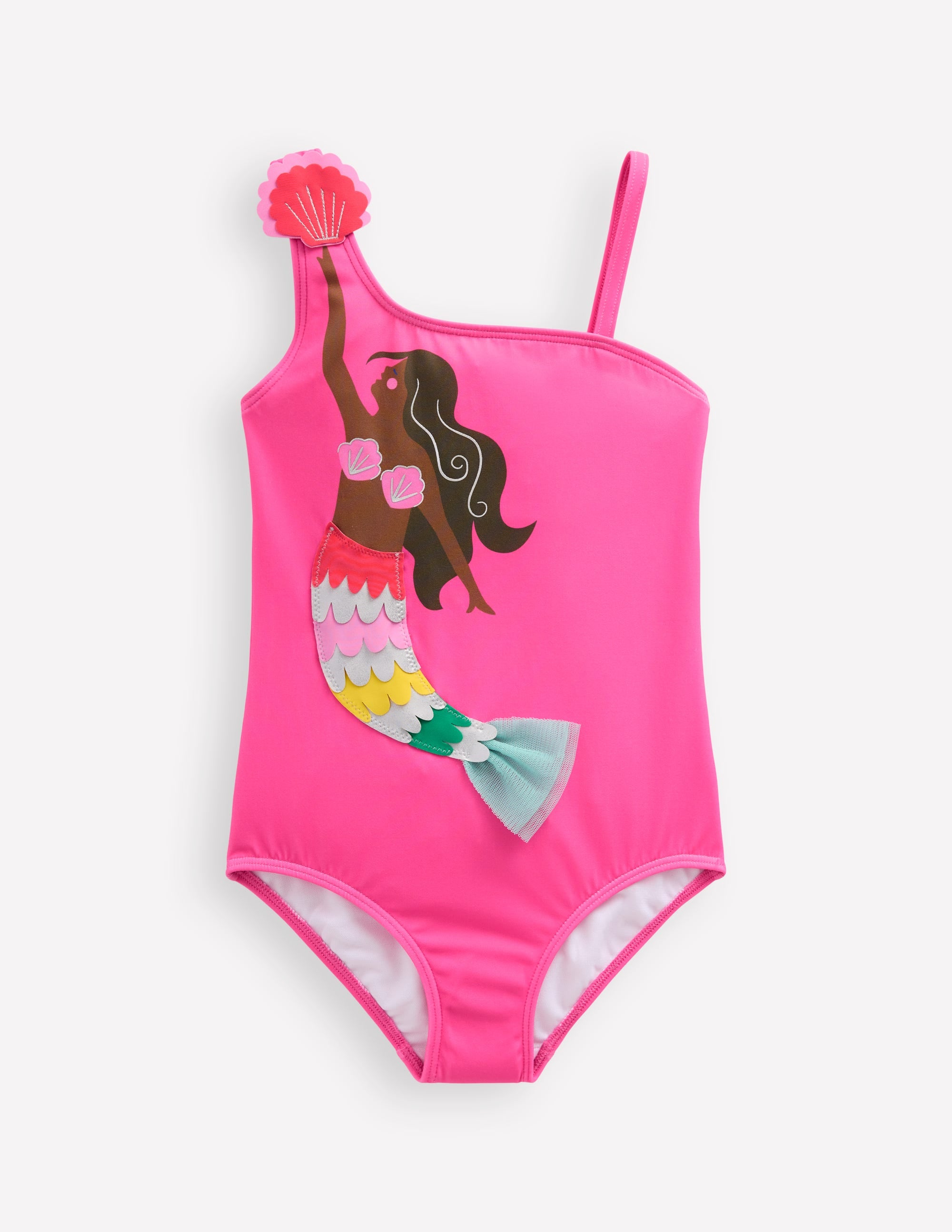 Sunday Appliqué Swimsuit-Pink Mermaid - Image 1