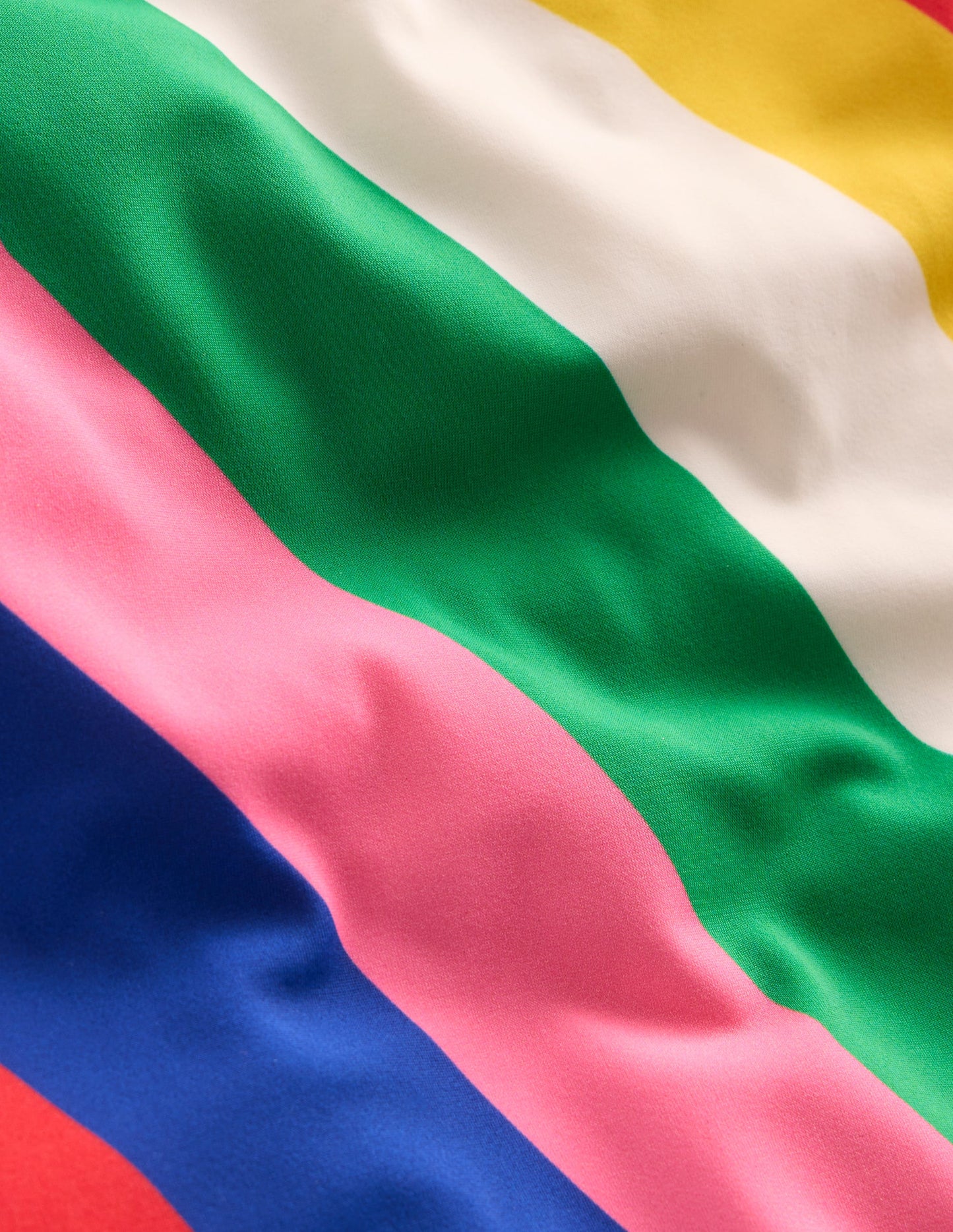 Cross-back Printed Swimsuit-Multi Rainbow Swirl