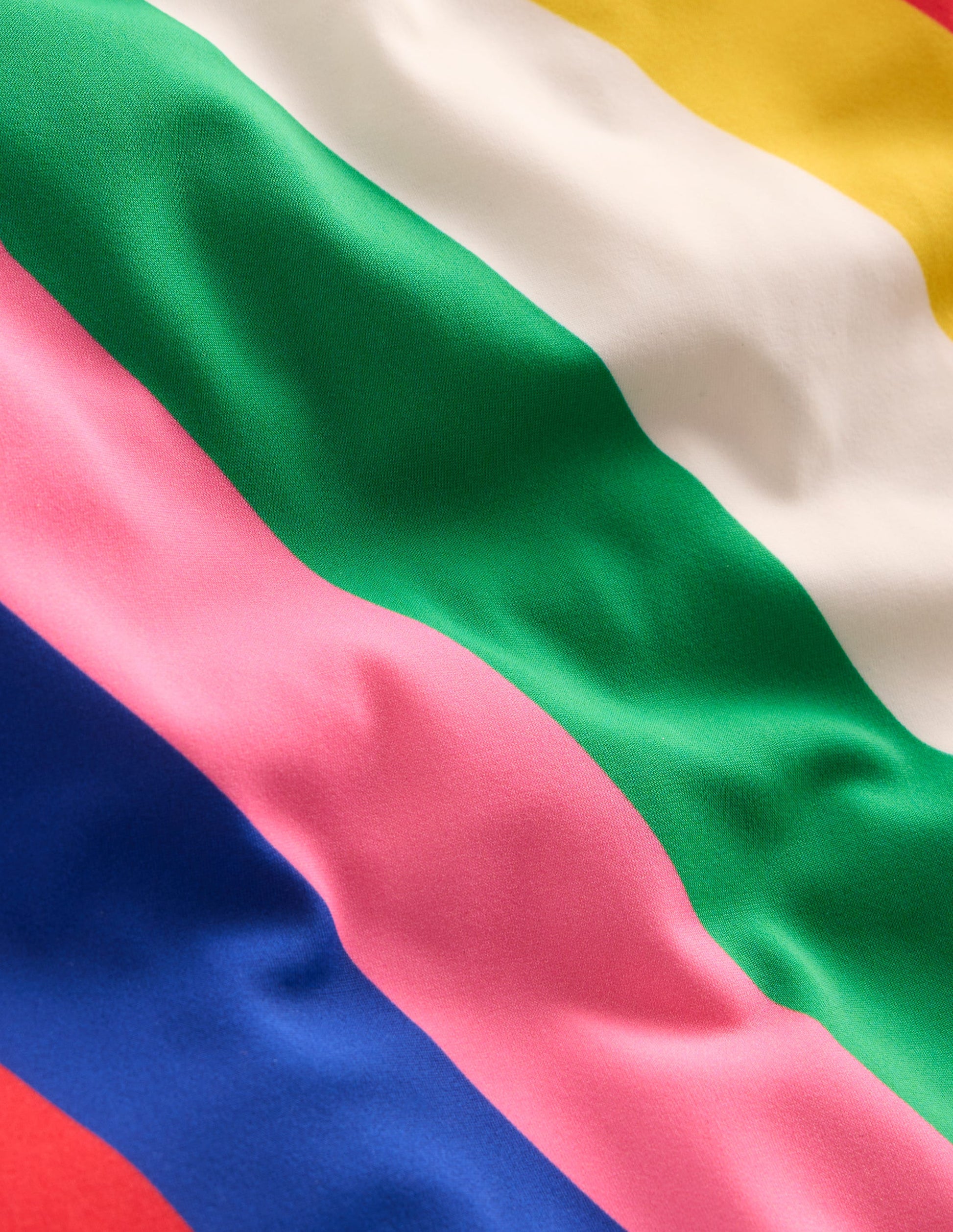 Cross-back Printed Swimsuit-Multi Rainbow Swirl-3