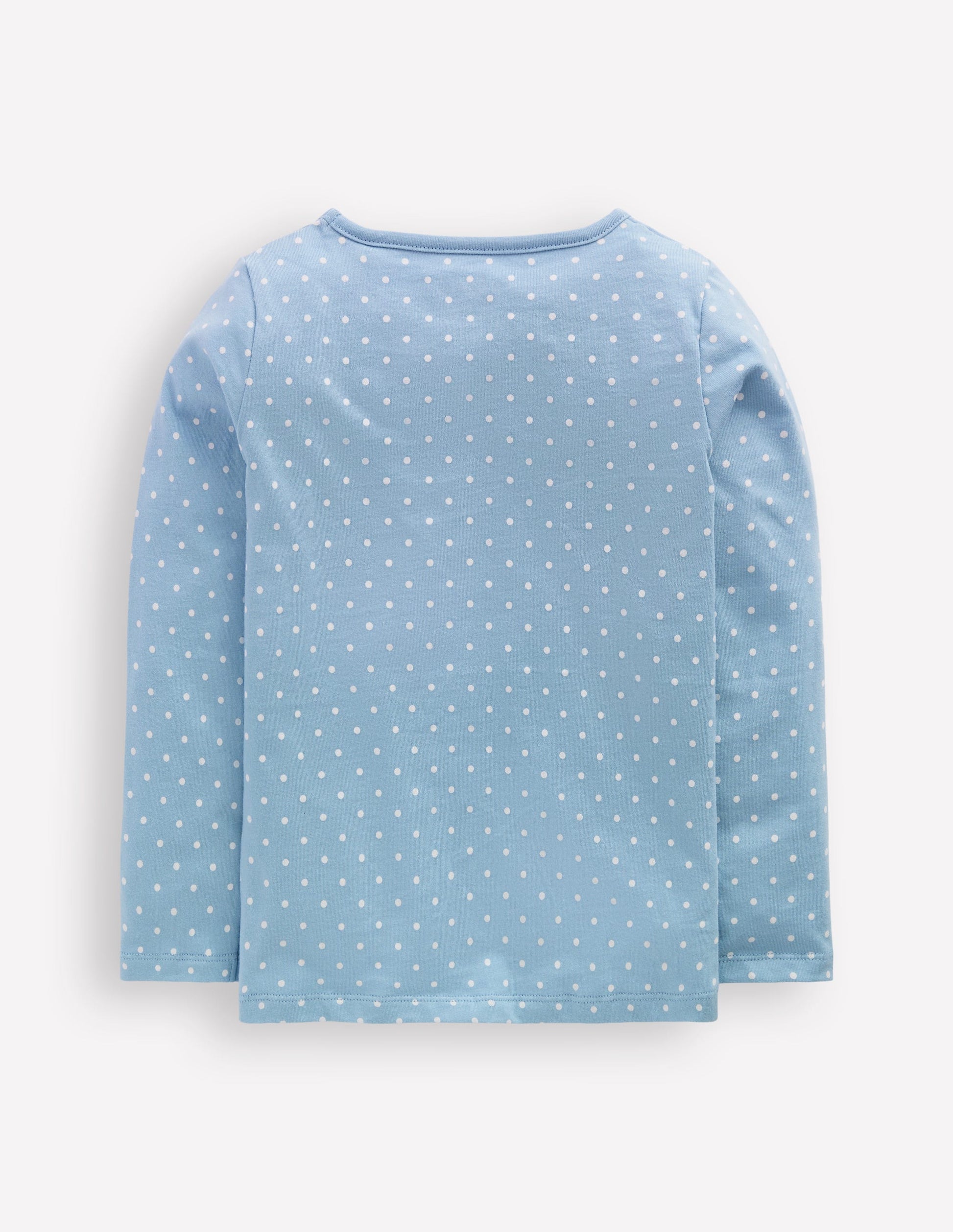 Long Sleeve Boucle T-shirt-Glacier Blue Spot Easter-2