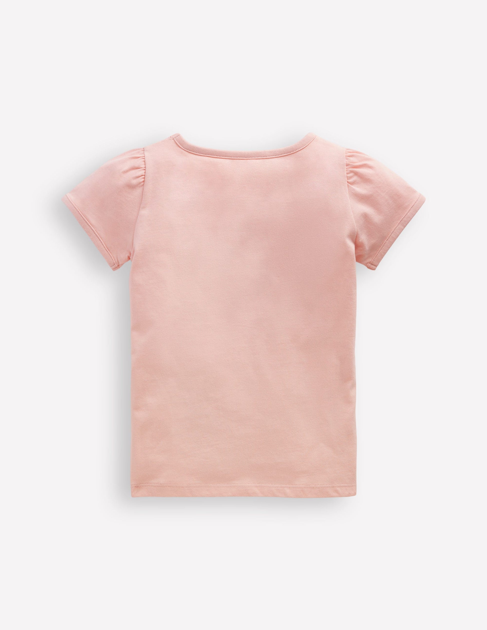 Puff Sleeve Applique Top-Chalk Pink Birthday Friends-2