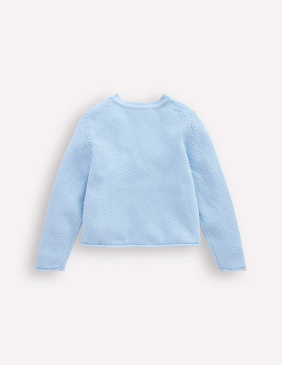 Everyday Cotton Cardigan-Glacier Blue - Image 2
