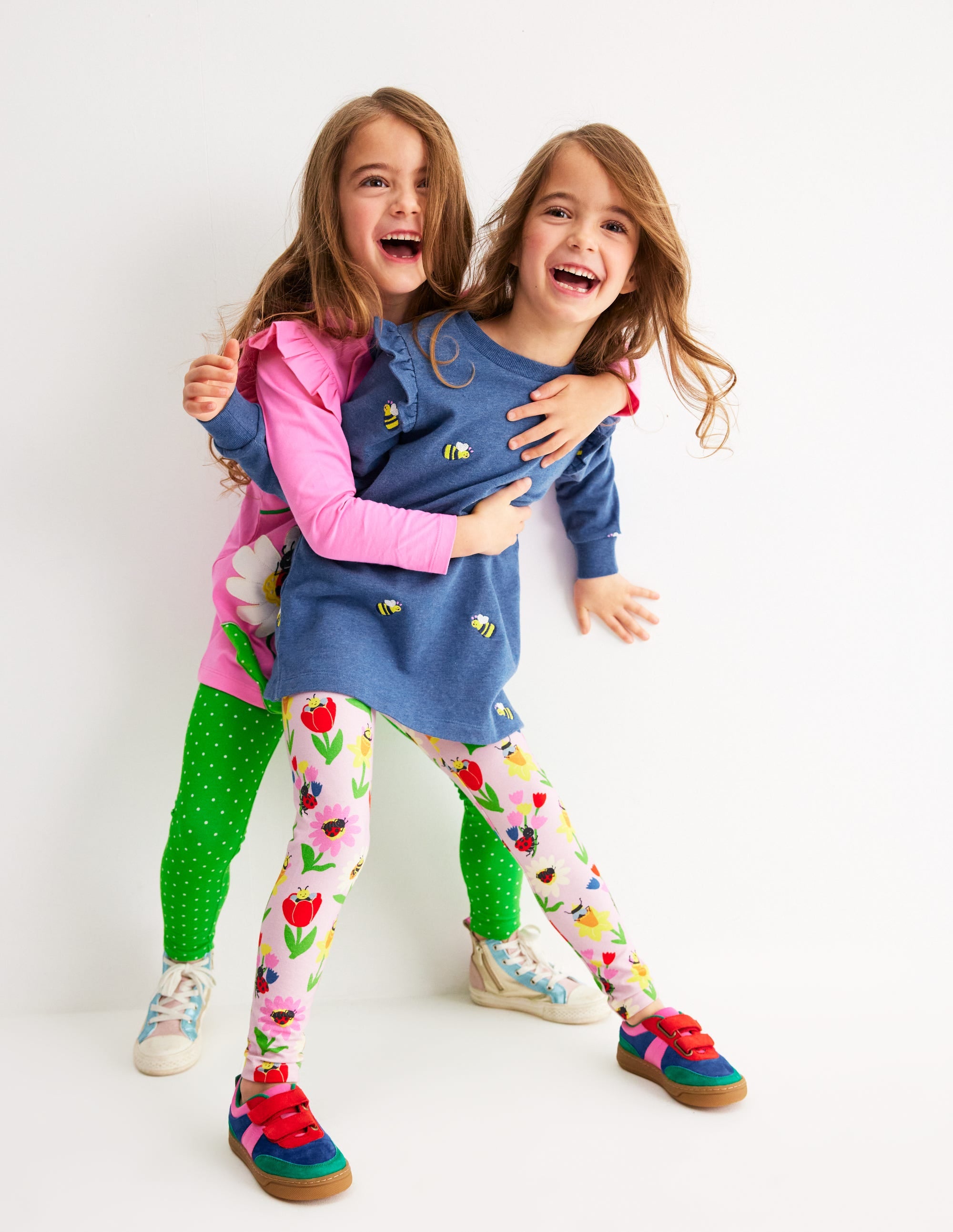 Sweat Tunic and Legging set-Blue Marl Bees - Image 4