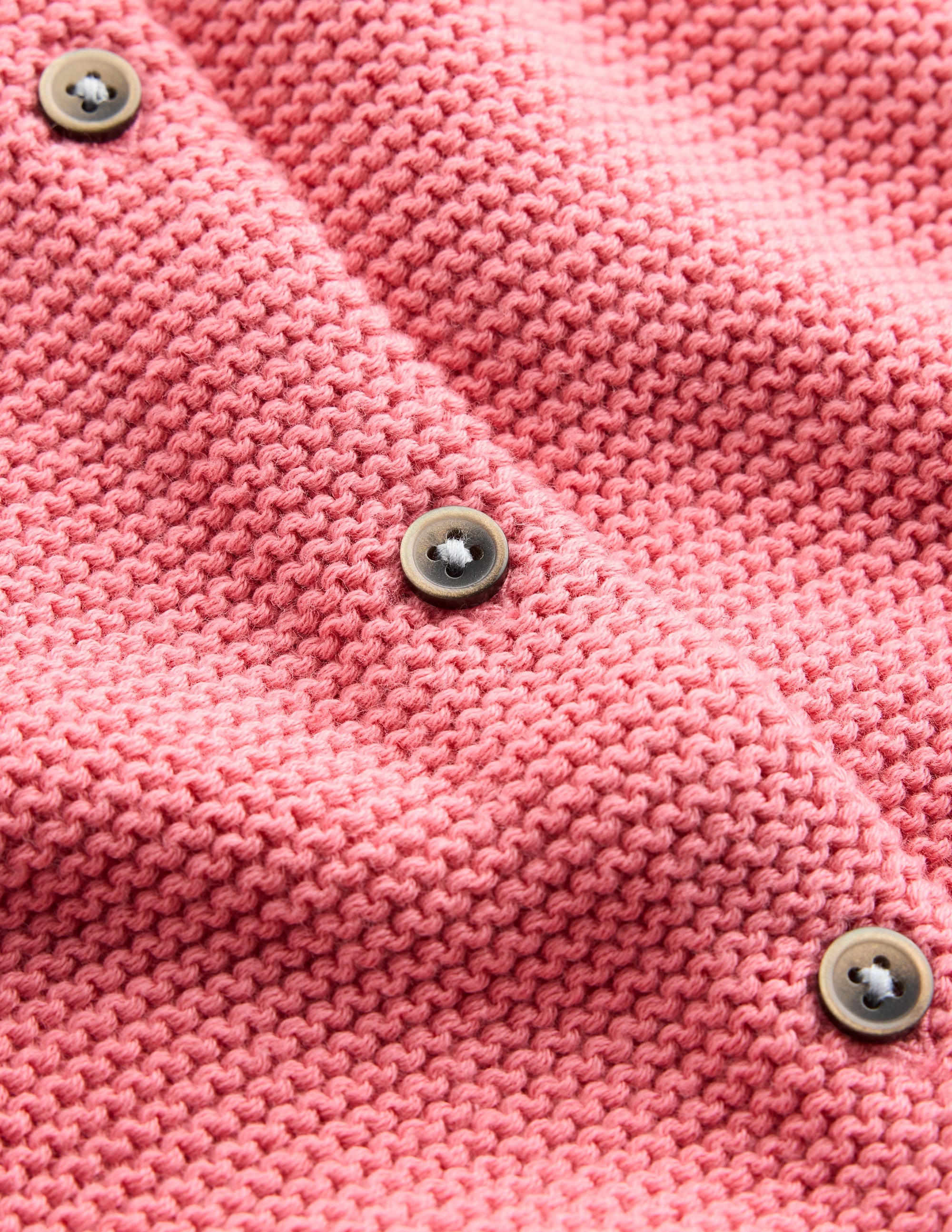 Essential Crew Neck Cardigan-Formica Pink - Image 3