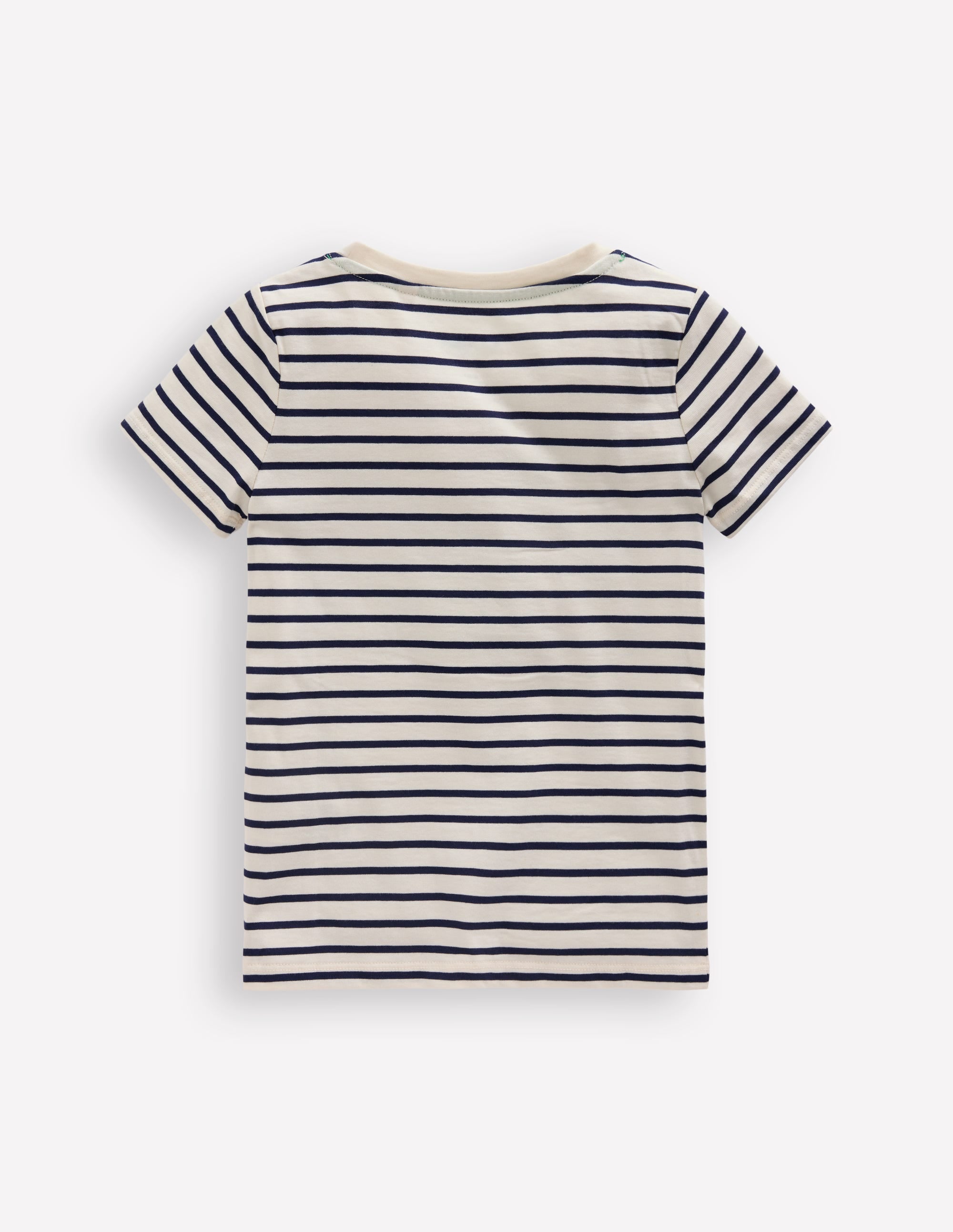 Bay Boucle T-Shirt-French Navy/ Ivory Cherries - Image 2