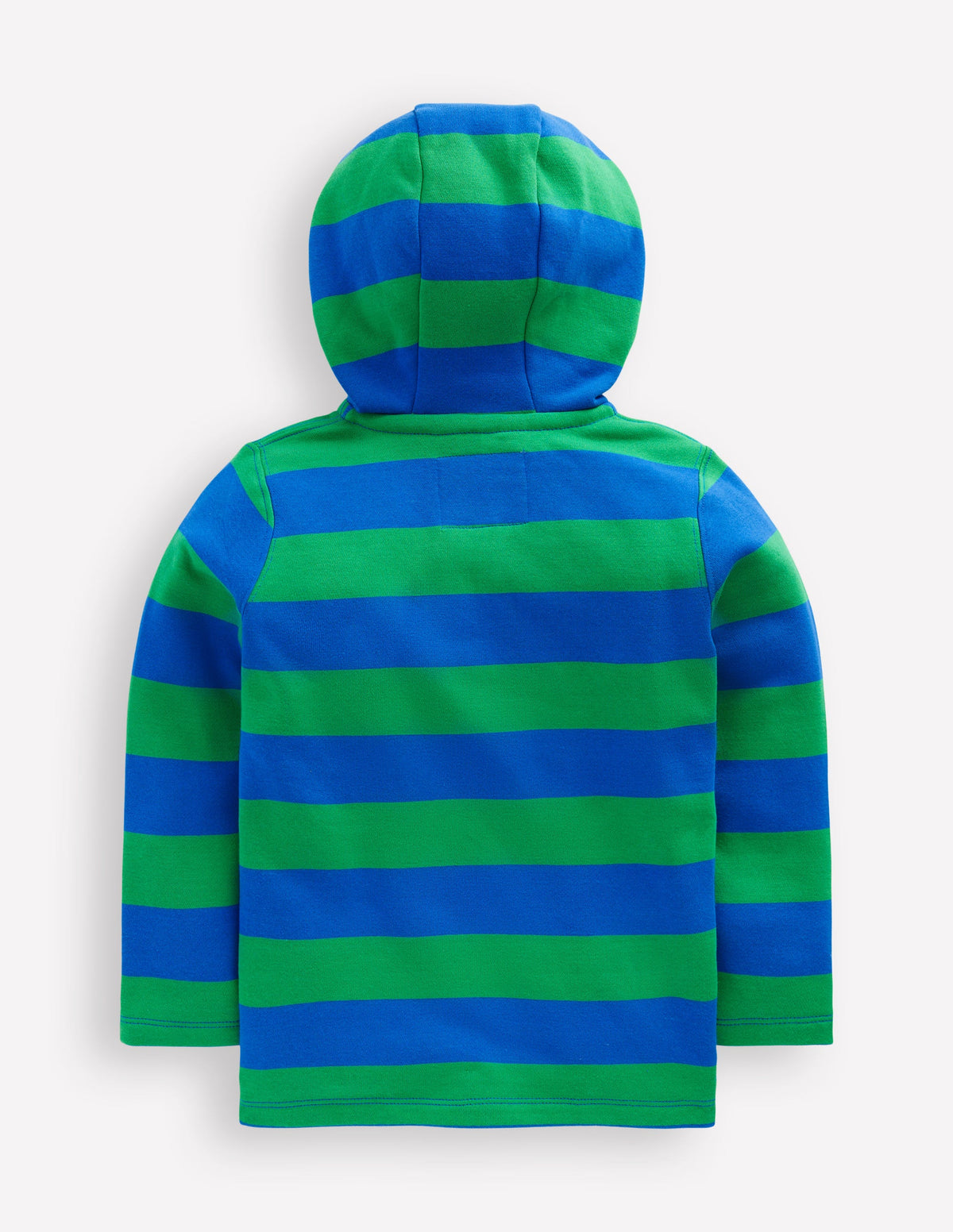 Button Down Hoodie-Sapling Green/ Kingfisher Blue - Image 2
