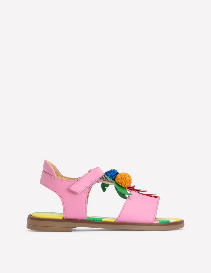 Fun Leather Sandals-Jungle