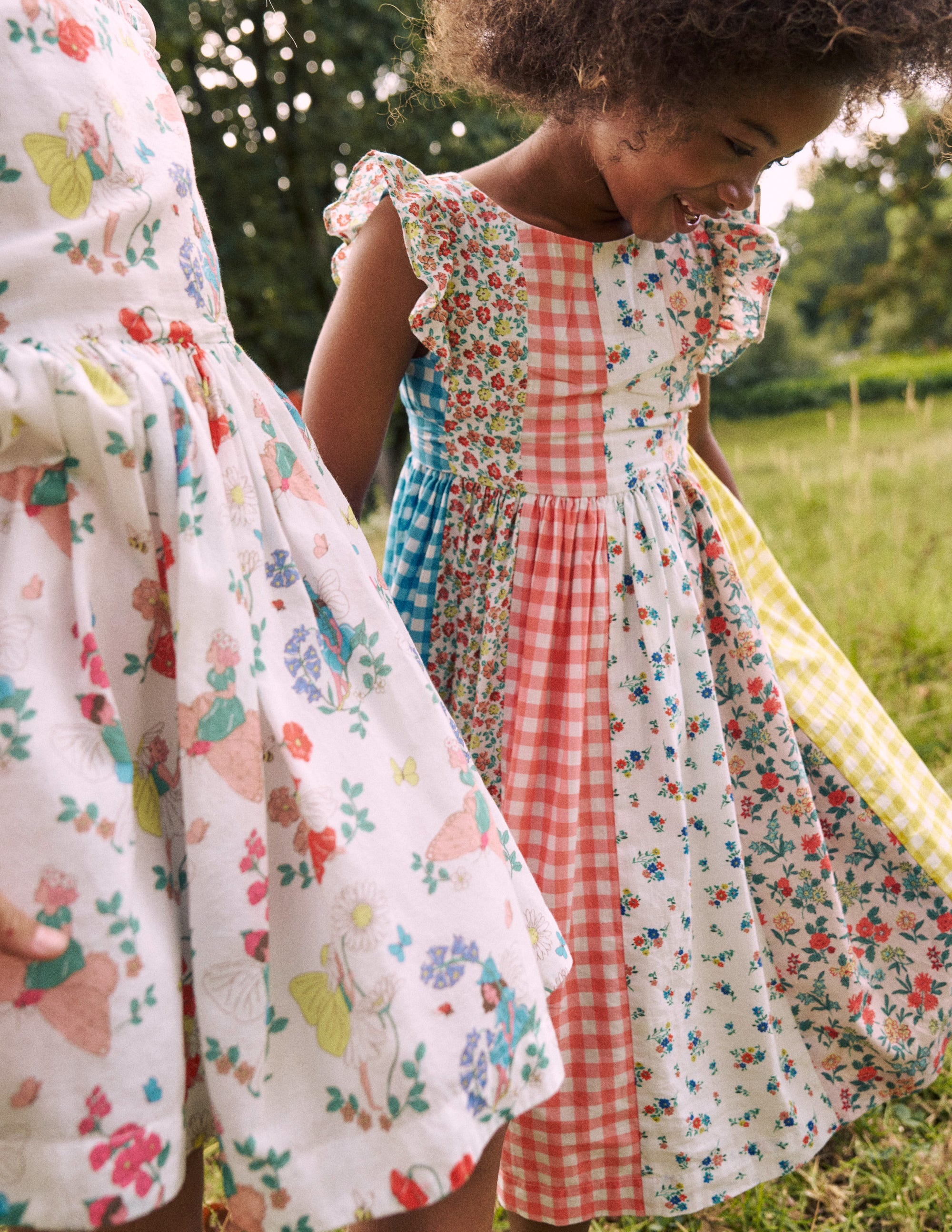 Bow Back Midi Dress-Patchwork Floral - Image 8