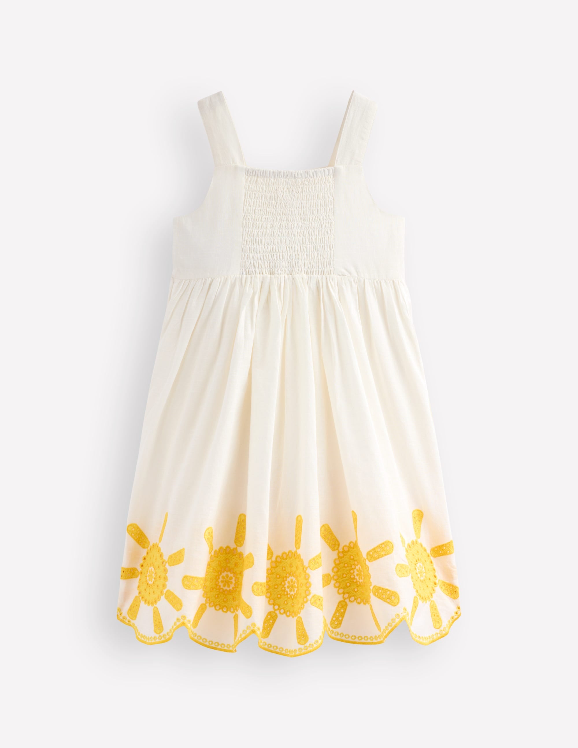 Remy Button Through Dress-Ivory Sunshine - Image 3