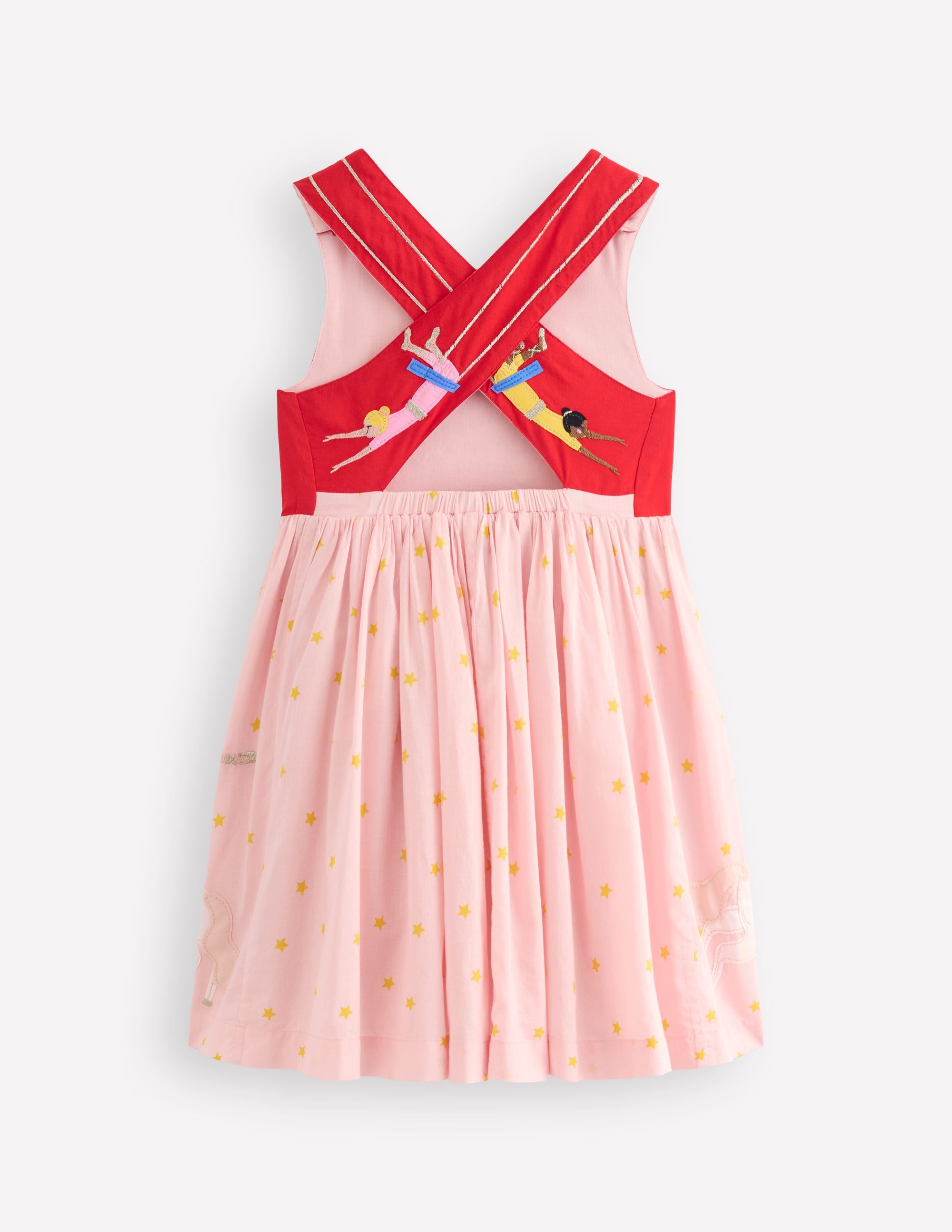 Zadie Applique Back Dress-Circus Acrobats - Image 2