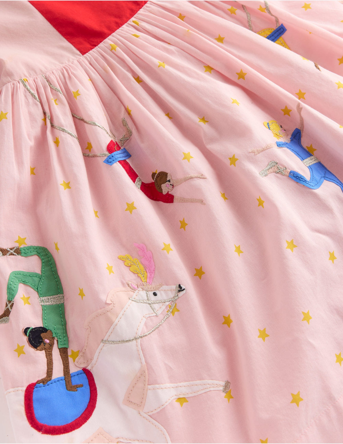 Zadie Applique Back Dress-Circus Acrobats - Image 3