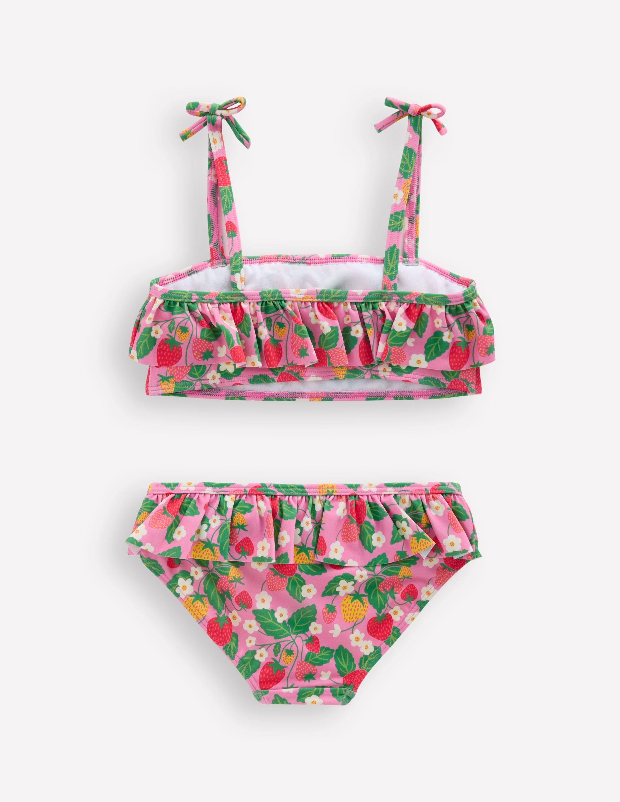 Tallulah Frill Bikini-Pink Strawberry Patch - Image 2