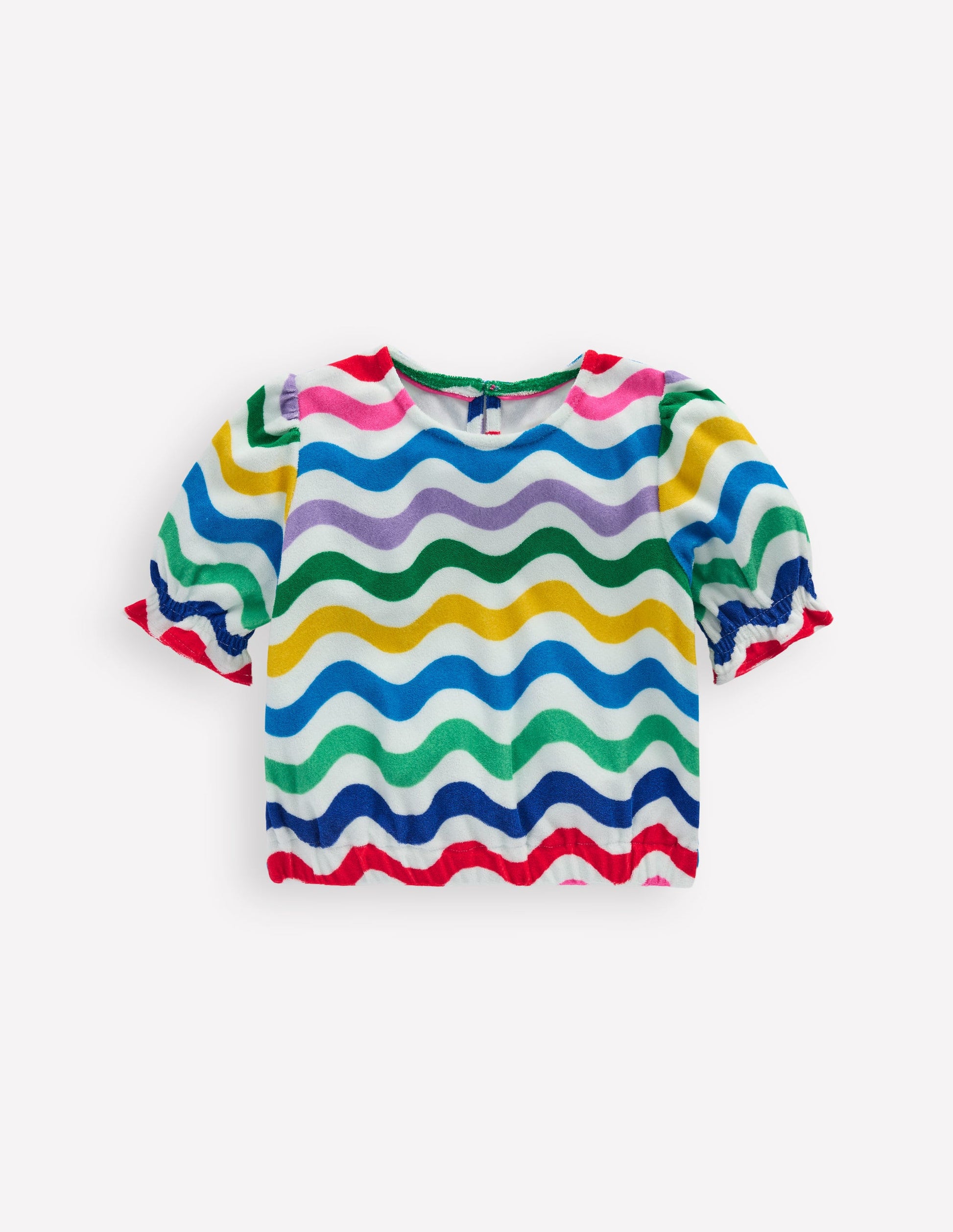 Towelling Top-Multi Wave-1