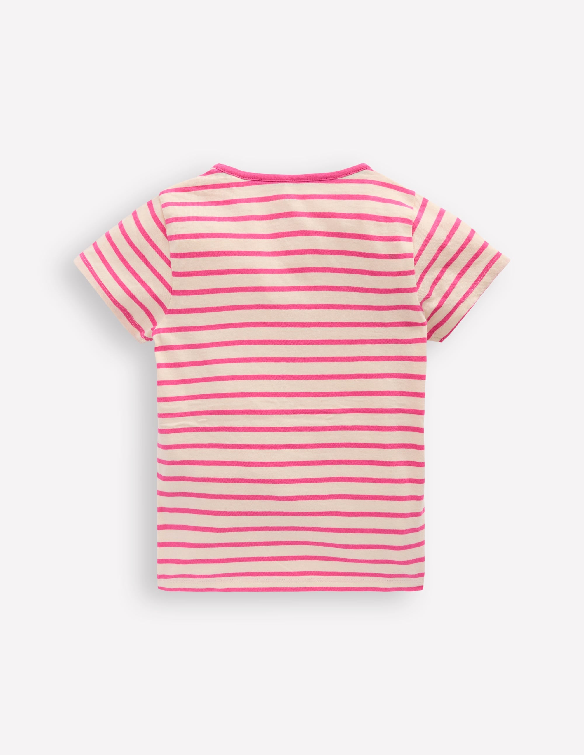 Short Sleeve Appliqué T-shirt-Rose Petal Pink Cheetah - Image 2