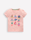 Puff Sleeve Superstitch Top-Chalk Pink Circus Pets
