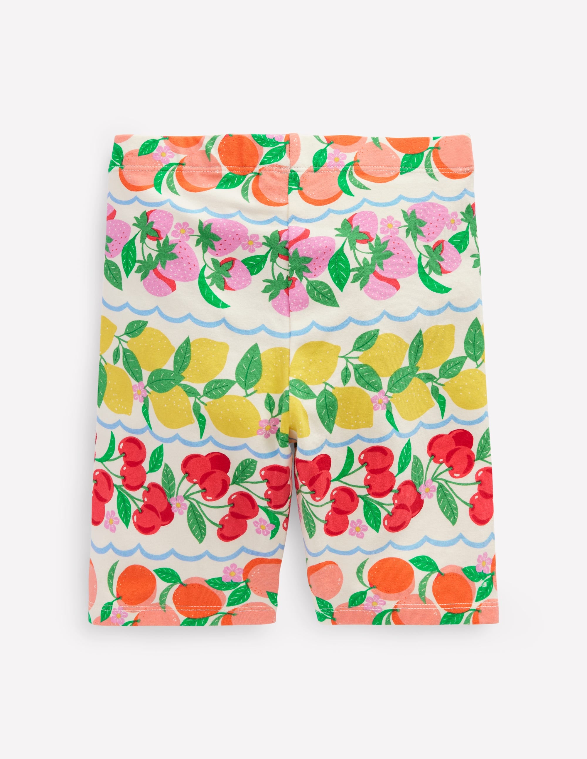 Cycling Shorts-Rainbow Fruit Stripe - Image 2