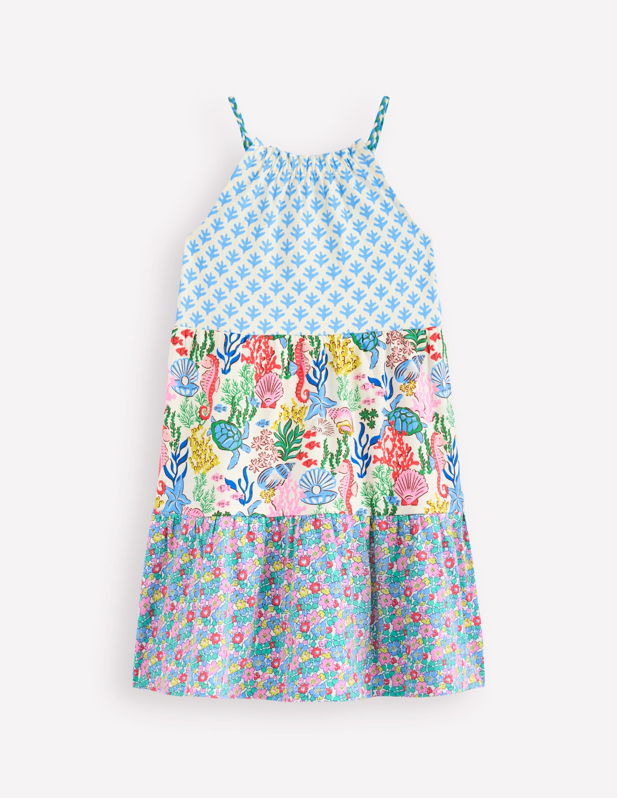 Enola Hotchpotch Jersey Dress-Multi Flowerbed - Image 2