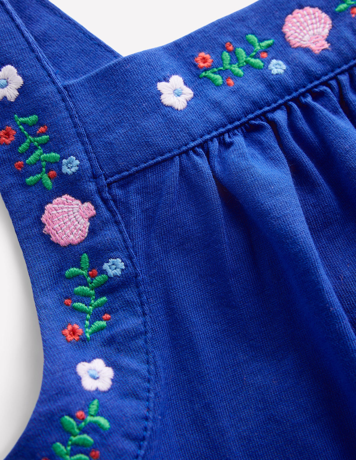 Embroidered Sleeveless Top-Gallery Blue - Image 3